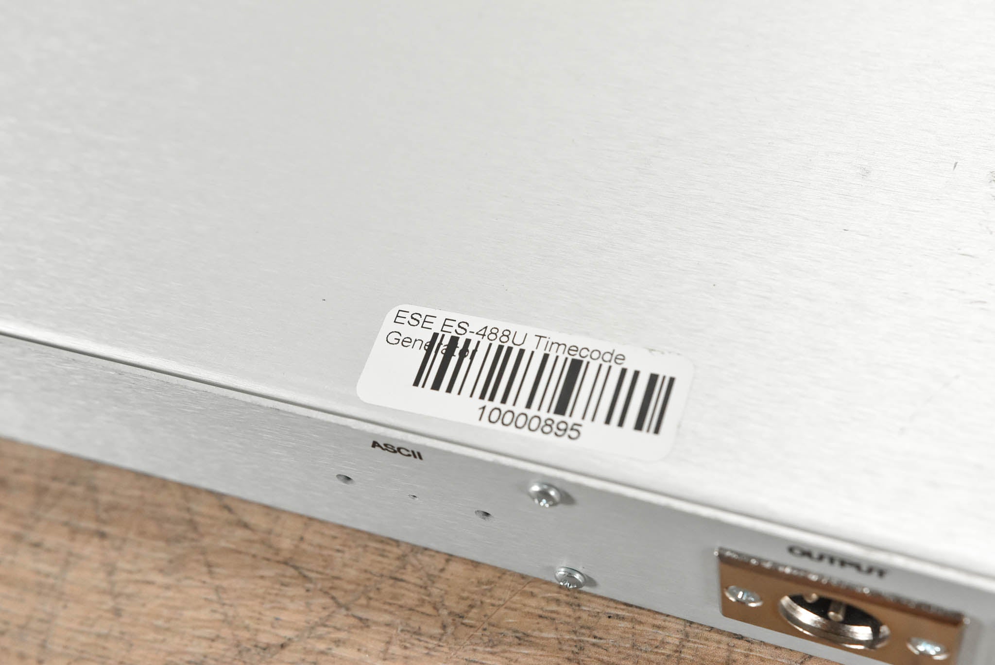 ESE ES-488U SMPTE / EBU Time Code Reader, Generator, and Video