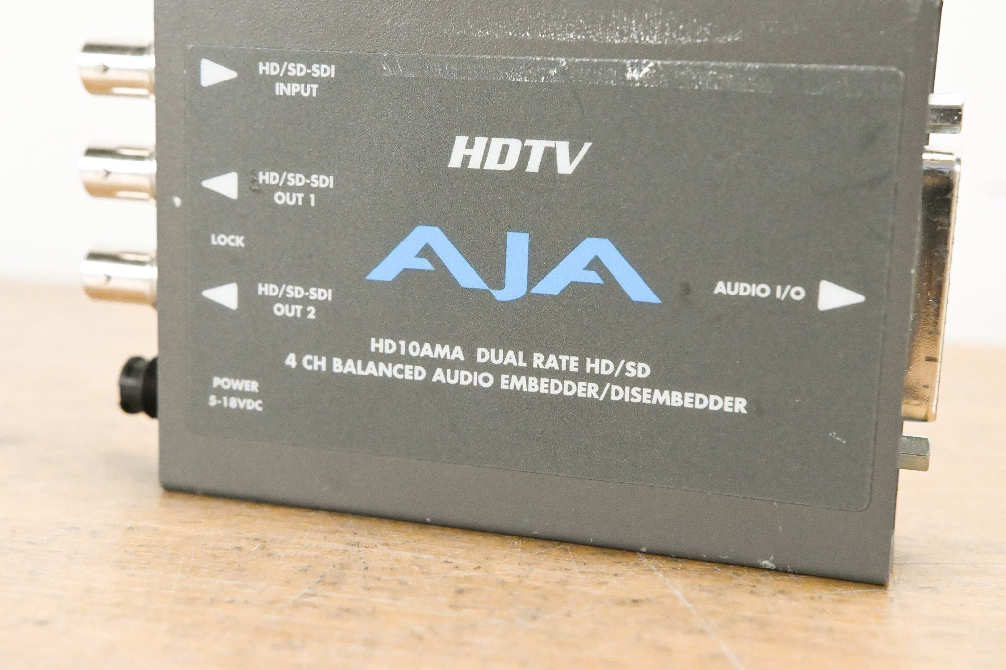 AJA HD10AMA 4-Channel Analog Audio Embedder/Disembedder (NO PSU)