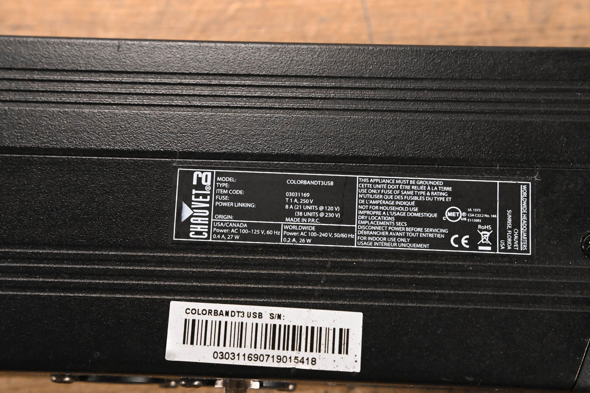 Chauvet COLORband T3USB Linear RGB Wash Light