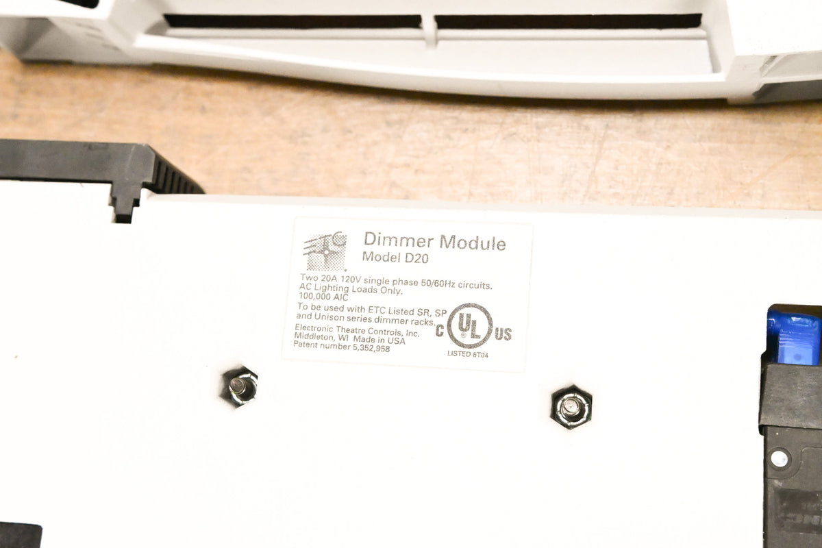 ETC D20 Dual 20A Dimmer Module (Pack of 4)