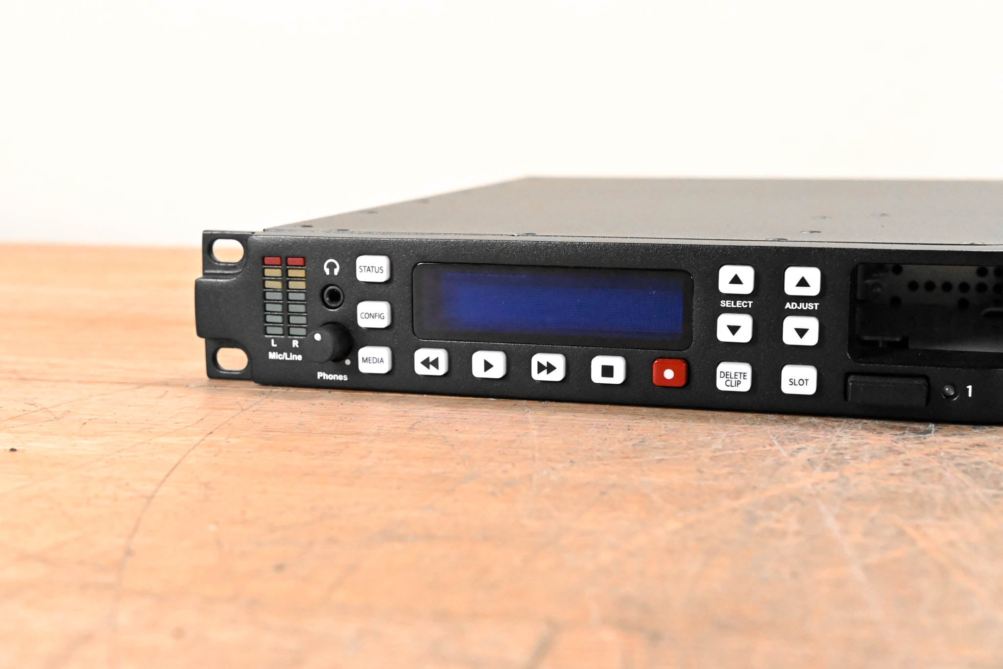 AJA Ki Pro Rack Video Recorder and Player with one 256GB KiStor Module