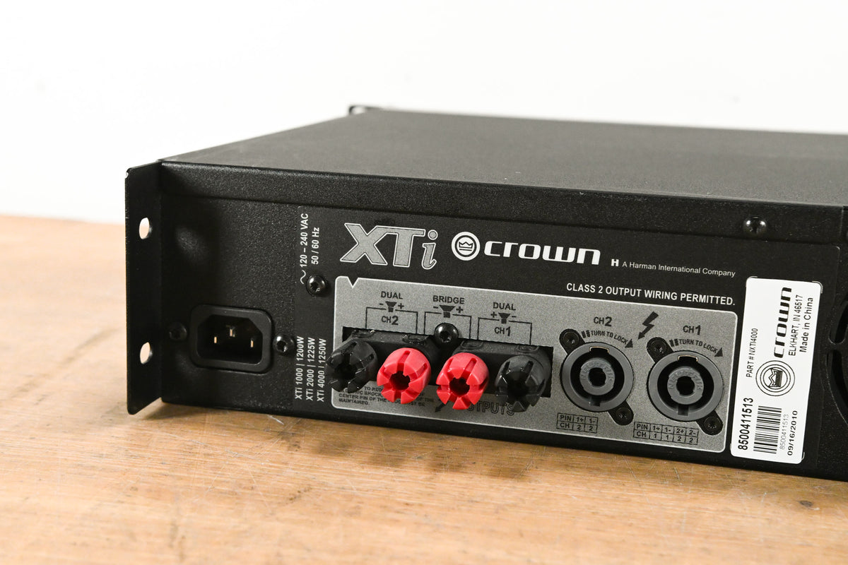 Crown XTi 4000 Stereo Power Amplifier with DSP
