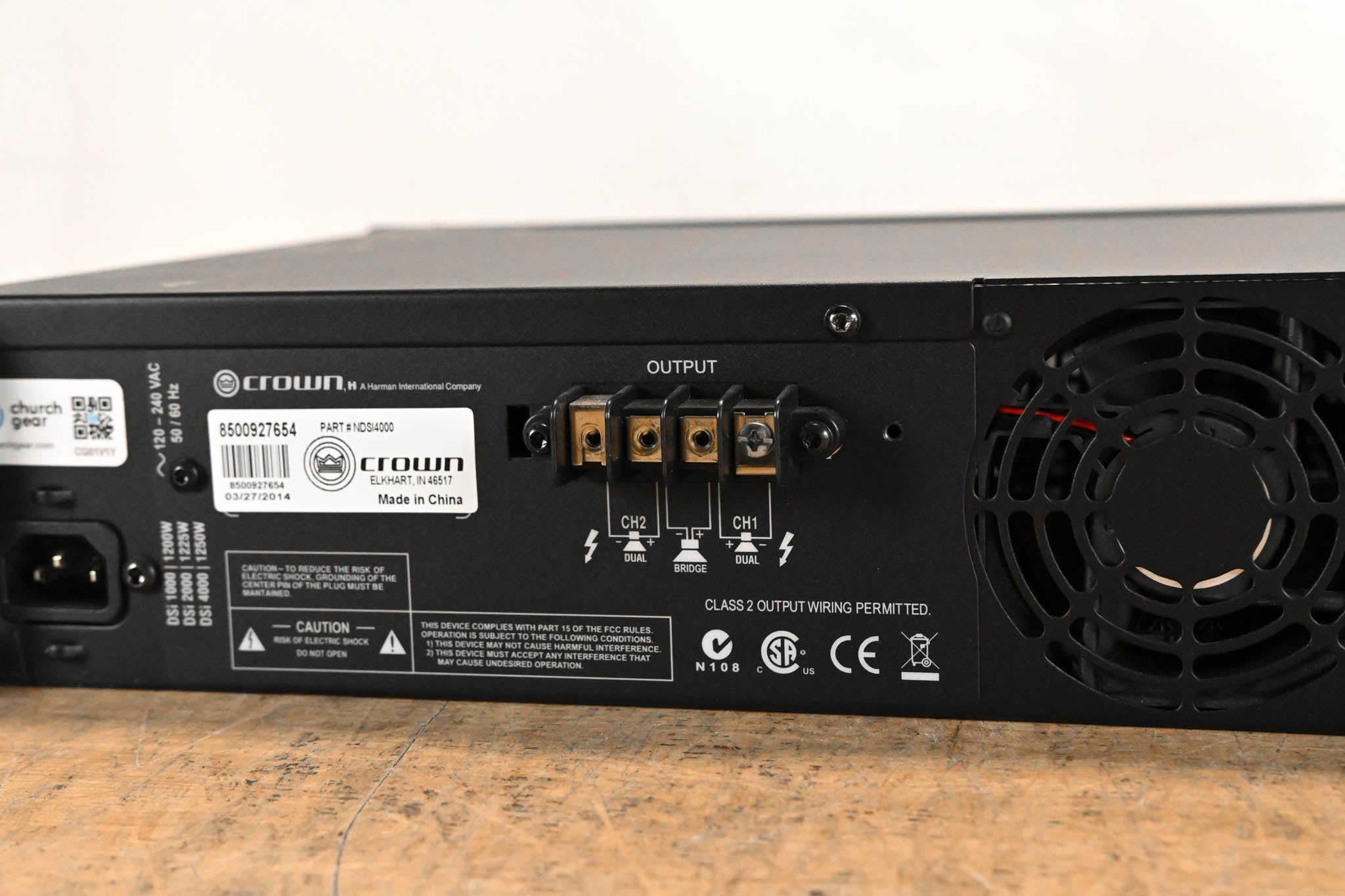 Crown DSi 4000 2-Channel Power Amplifier