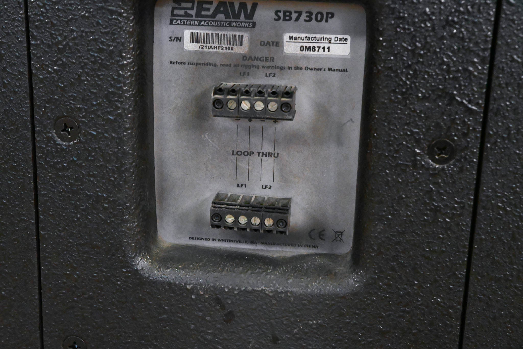 EAW SB730P Dual 12-inch Subwoofer