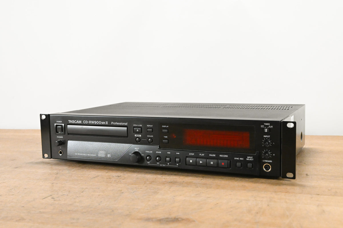 TASCAM CD-RW900 MKII Professional Rack-Mountable CD Recorder/Player