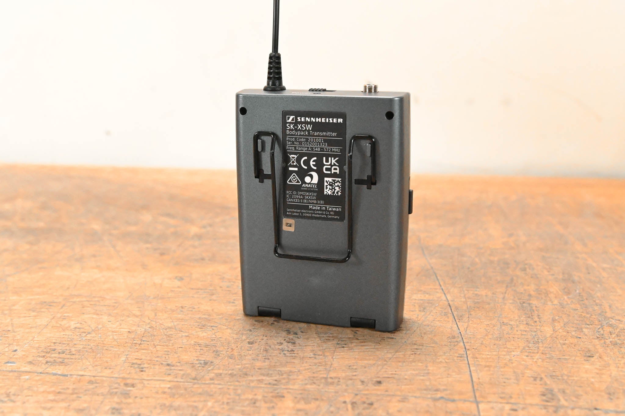 Sennheiser EM-XSW 1 Receiver w/ SK-XSW Bodypack A Range NO POWER SUPPLY