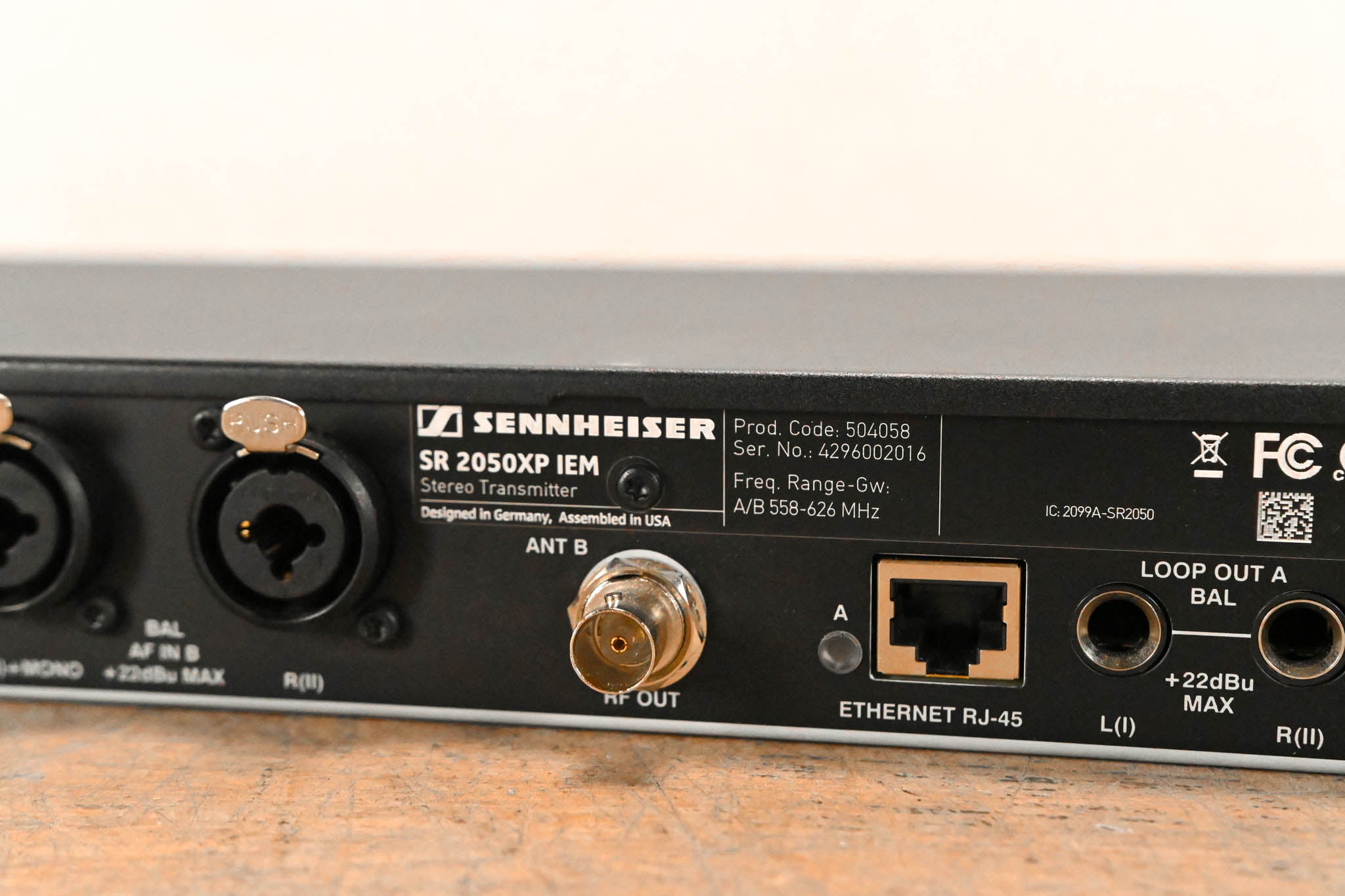 Sennheiser SR 2050XP IEM Dual Wireless Transmitter - Gw1: 558-626 MHz