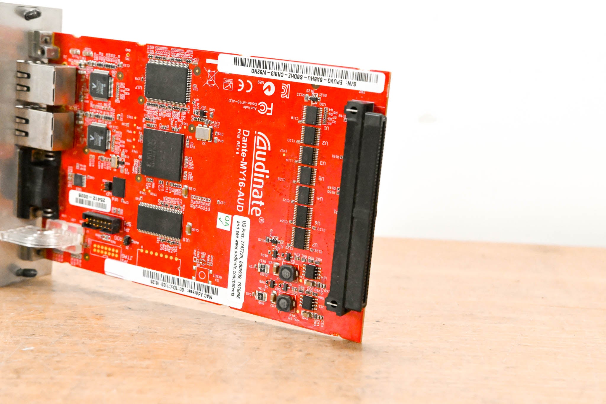 Audinate Dante-MY16-AUD 16-Channel Dante Network I/O Card
