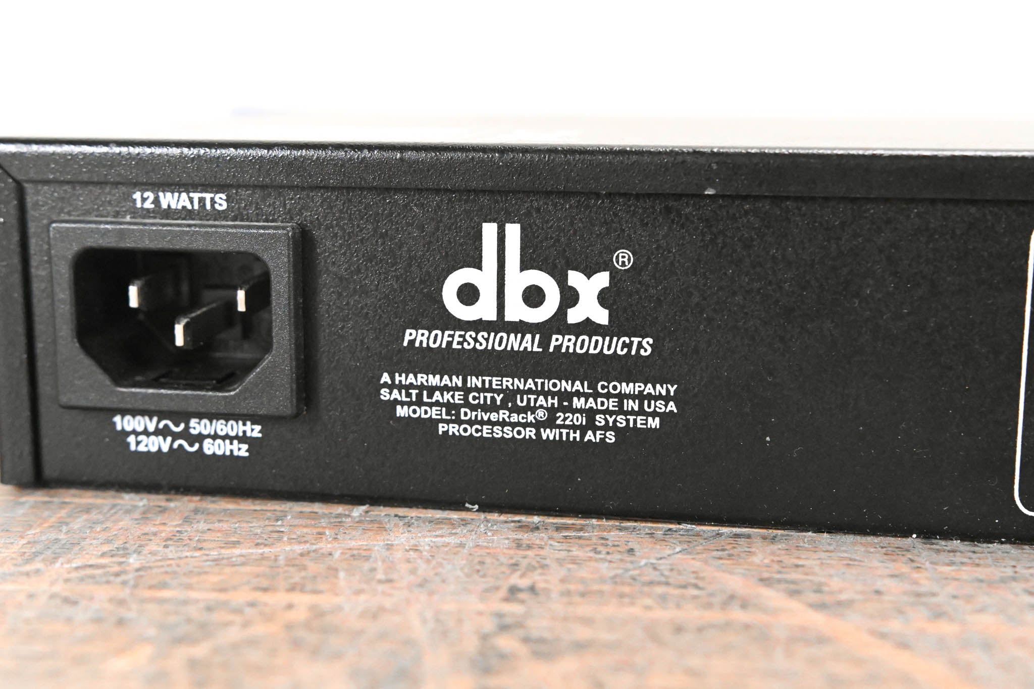 dbx DriveRack 220i System Processor w/ AFS Advanced Feedback Suppression