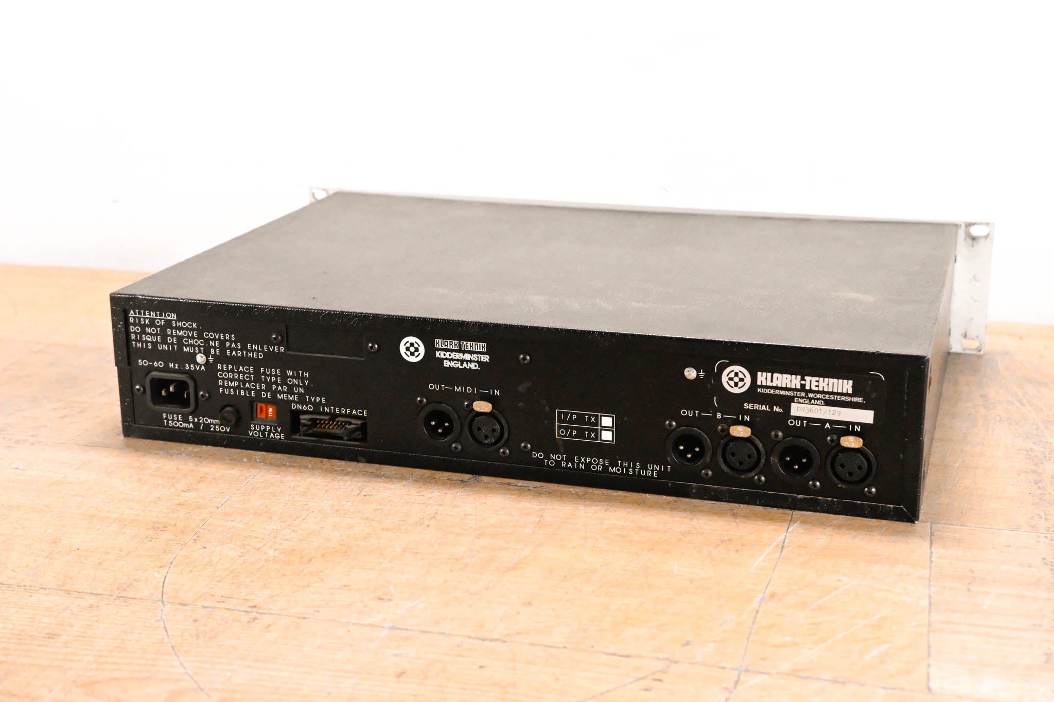 Klark Teknik DN3601 Programmable Slave Graphic Equalizer