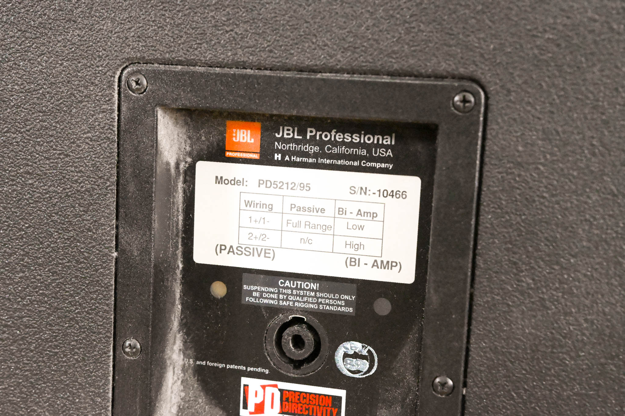 JBL PD5212/95 Two-Way Full-Range Loudspeaker
