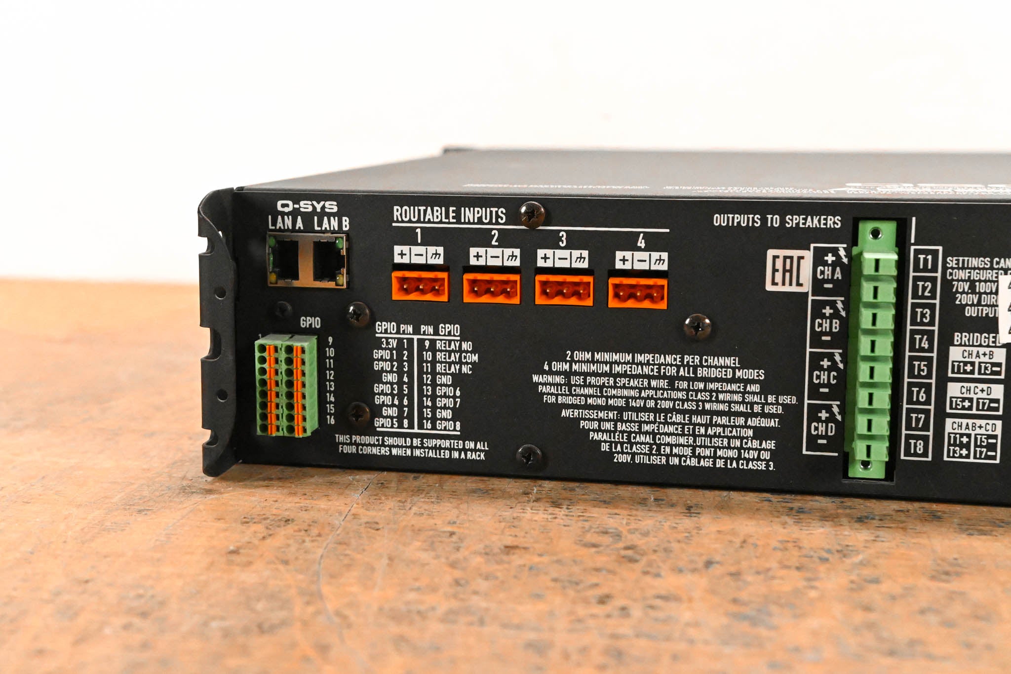 QSC CXD4.5Q 4-Channel Network Amplifier