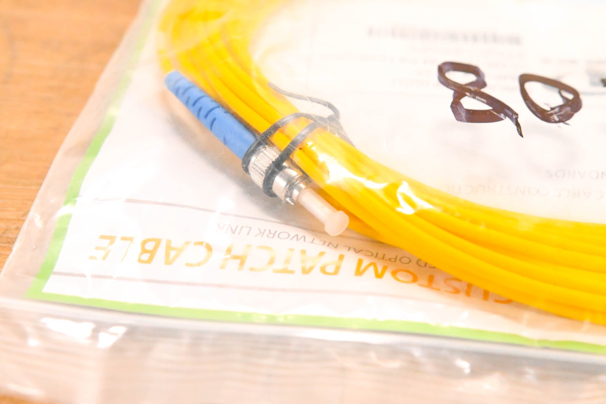 FIS ST/UPC-ST/UPC Simplex Single Mode Fiber Cable - 10m
