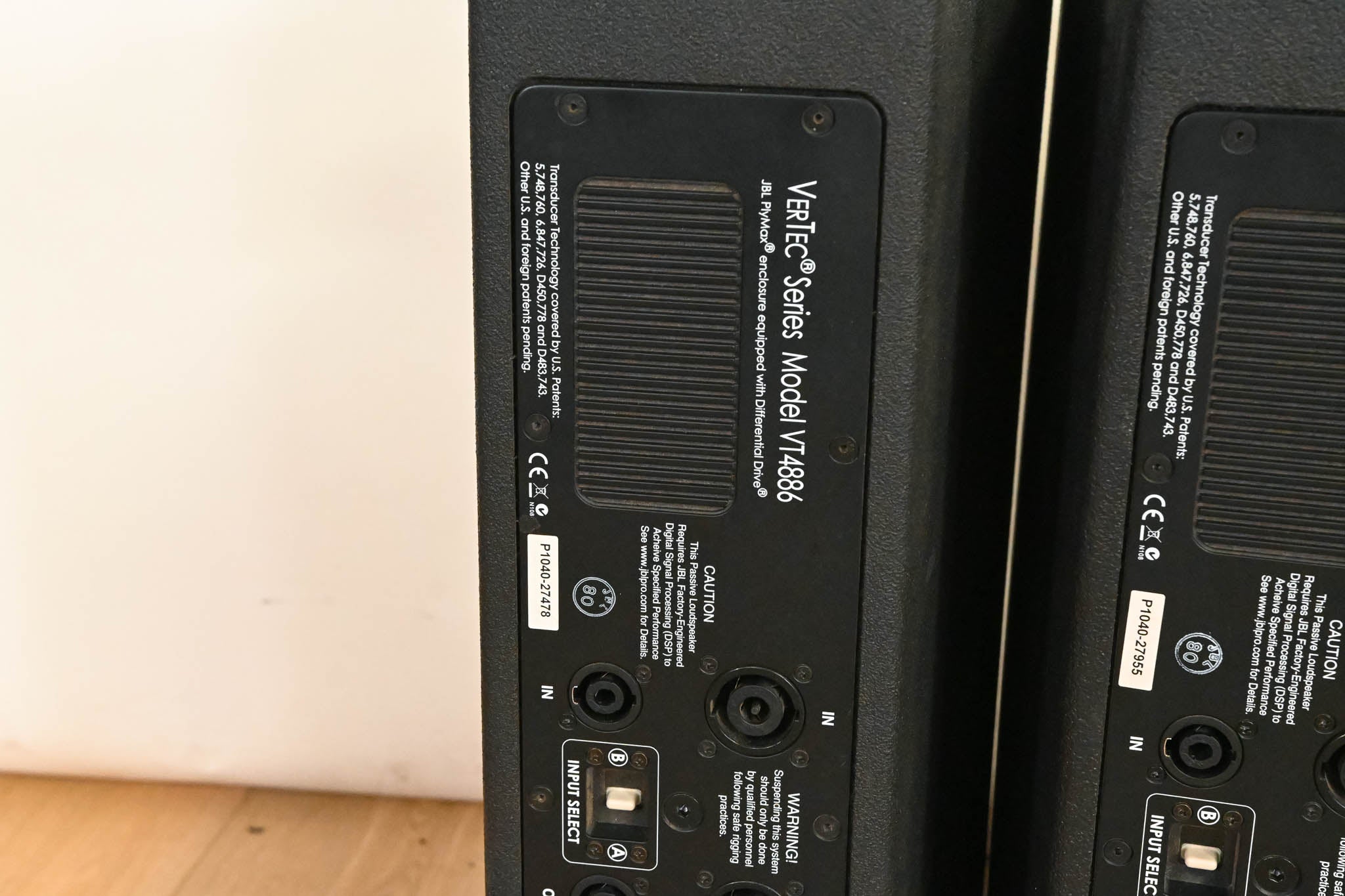 JBL VT4886 Dual 6.5" Passive Compact Line Array Loudspeakers (PAIR)