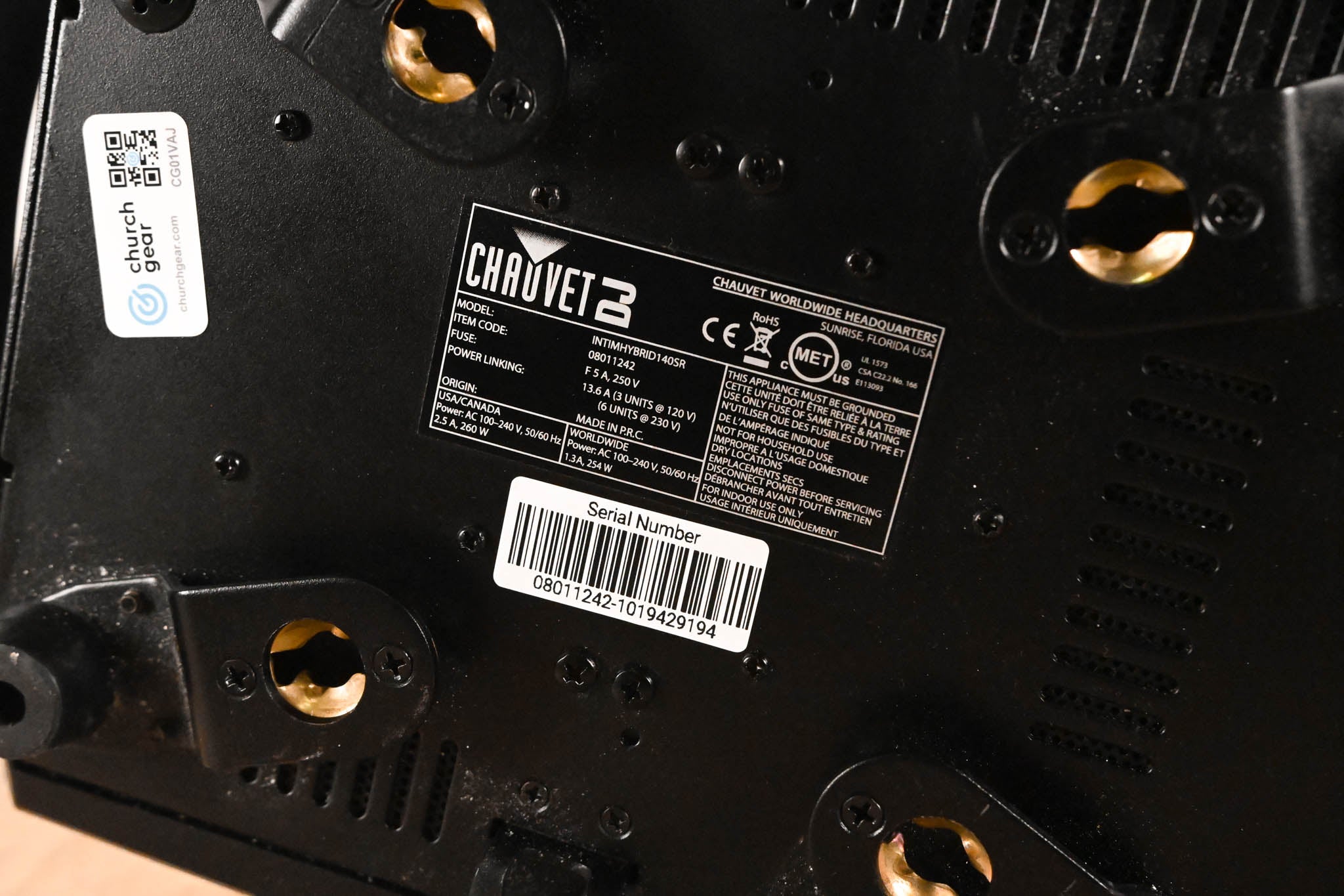 Chauvet Intimidator Hybrid 140SR Moving Head Lighting Fixture