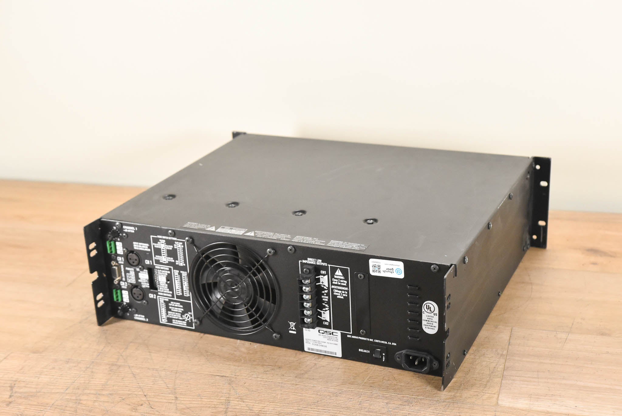 QSC ISA450 Two-Channel Commercial Power Amplifier