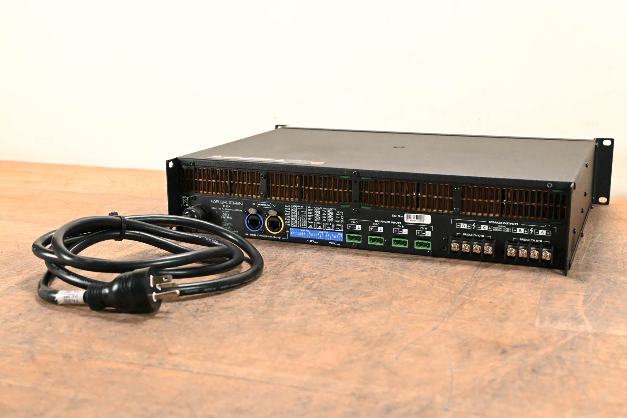 Lab Gruppen C 48:4 4800W 4-Channel Power Amplifier