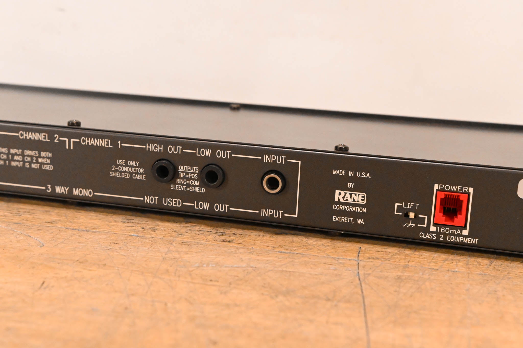 Rane AC22 2-Channel Active Crossover (NO POWER SUPPLY)