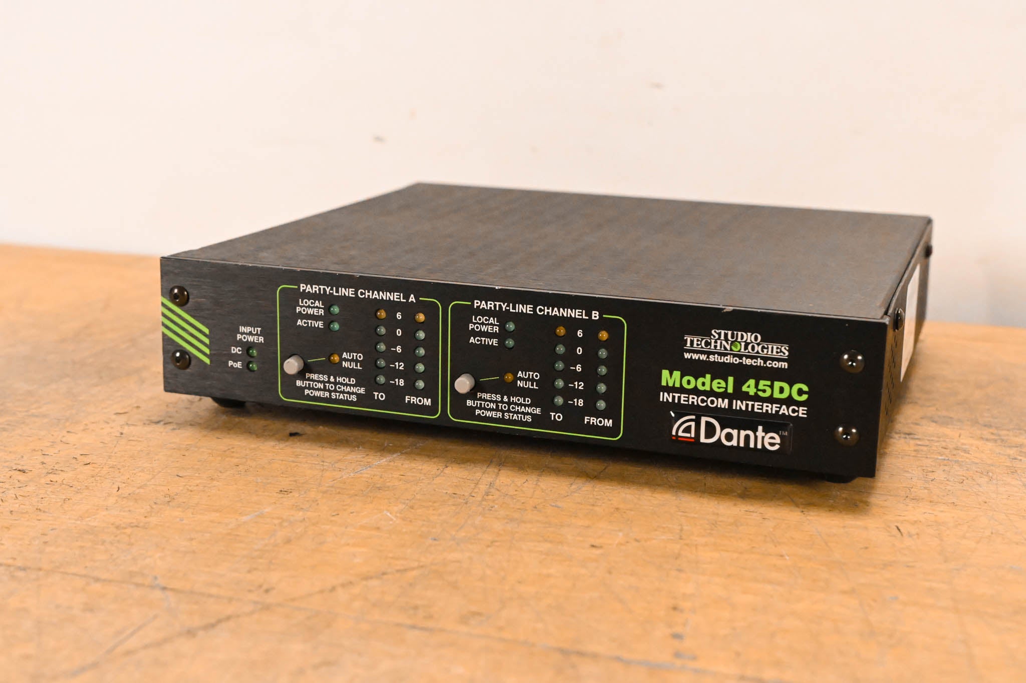 Studio Technologies 45DC Dante Intercom Interface (NO PSU)