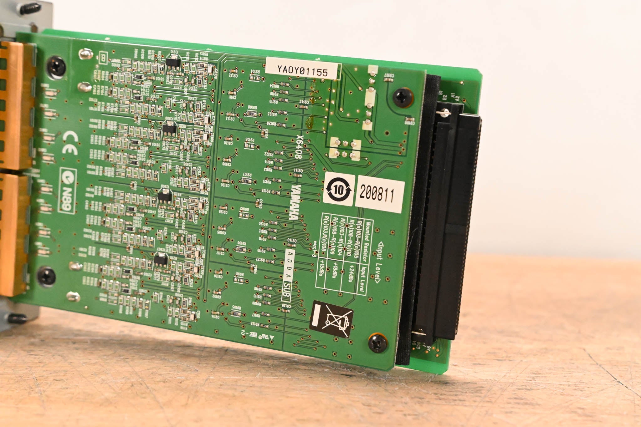 Yamaha MY8-ADDA96 8-Channel Analog I/O Card