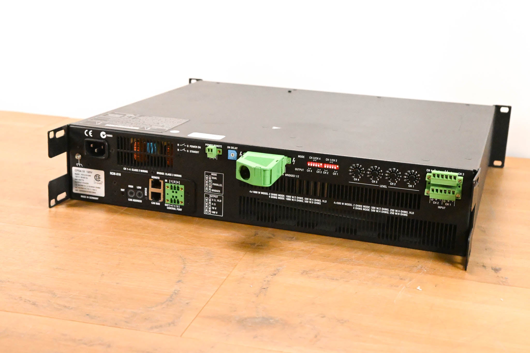 Electro-Voice (EV) CPS4.10 4-Channel 1000W Power Amplifier