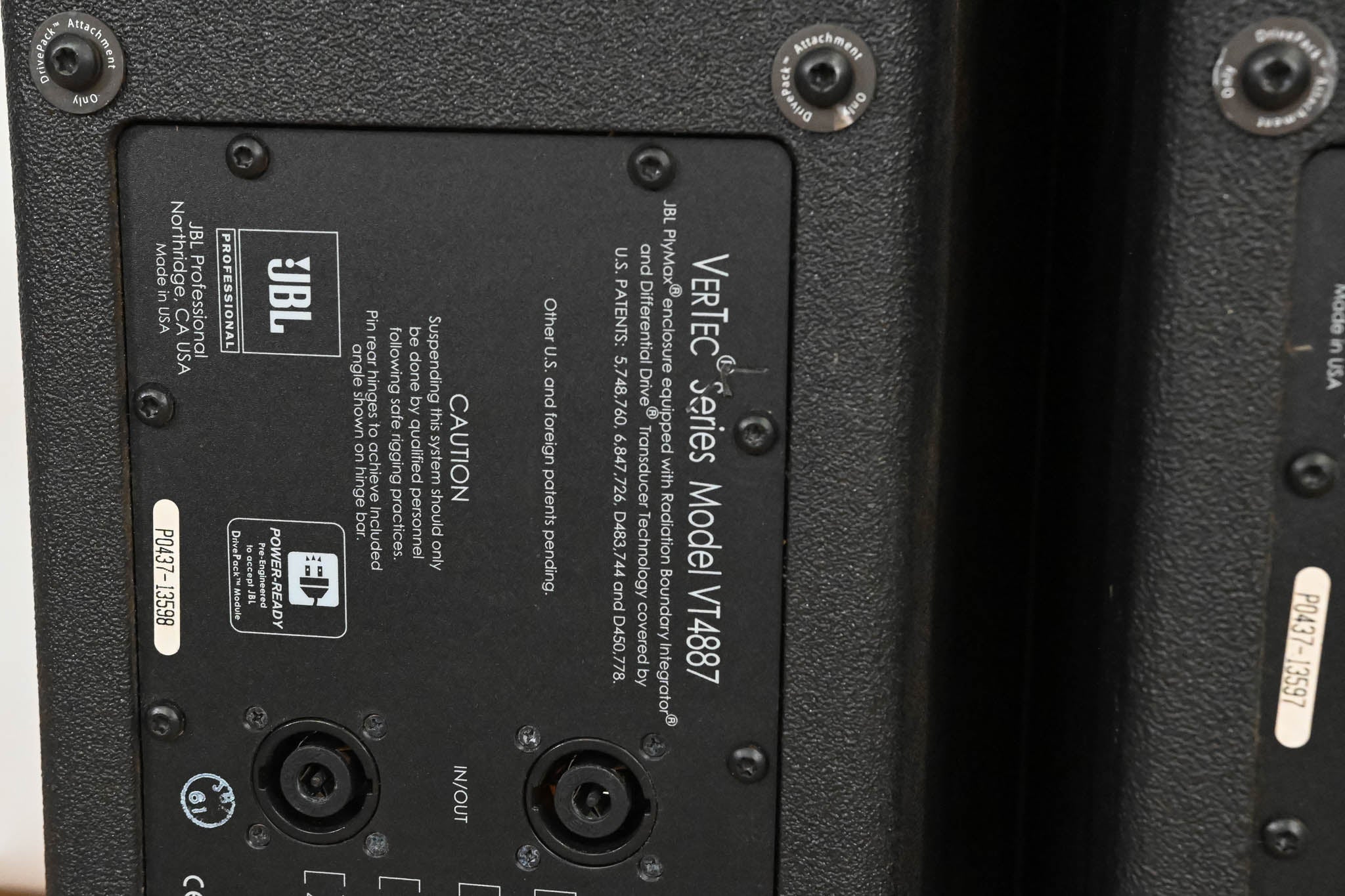JBL VT4887 Compact Bi-Amplified 3-Way Line Array Element (PAIR)