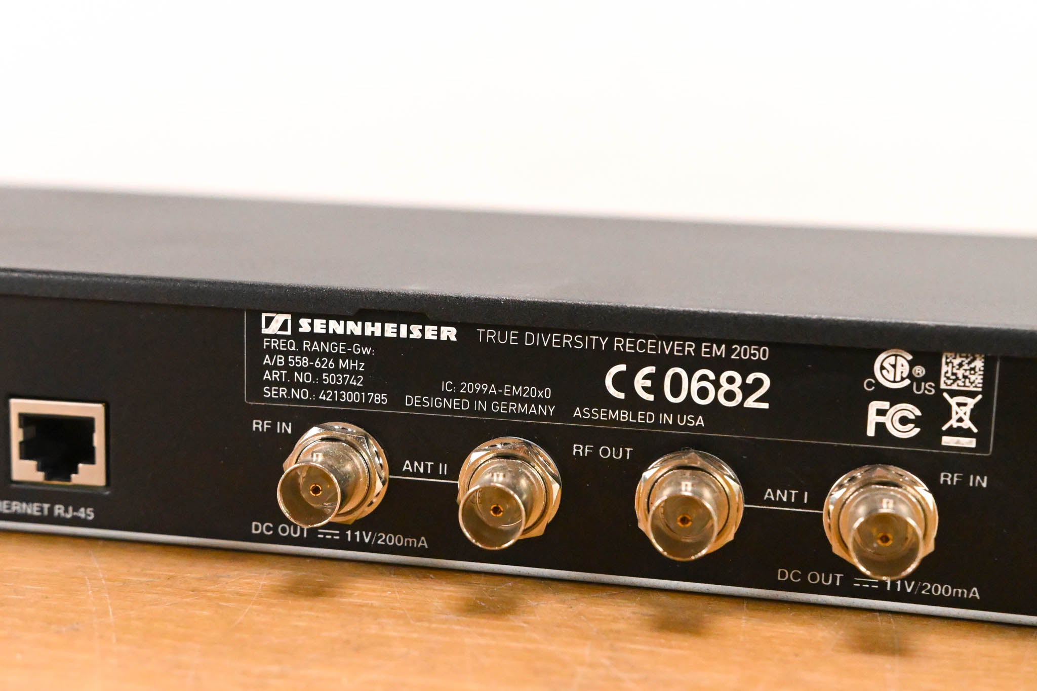 Sennheiser EM 2050 Wireless Receiver w/ two Beltpacks - 558-626 MHz