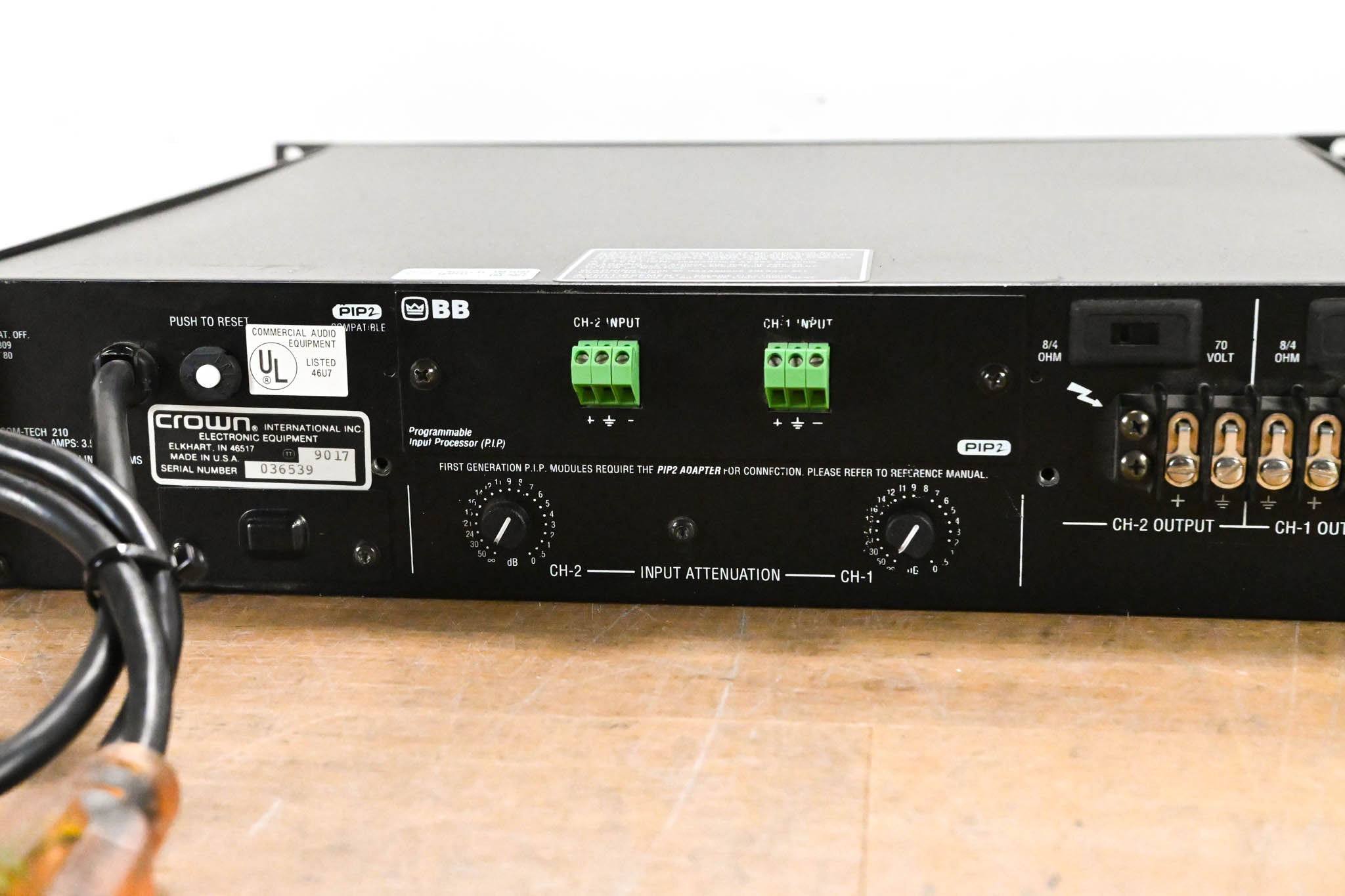 Crown Com-Tech 210 2-Channel Power Amplifier