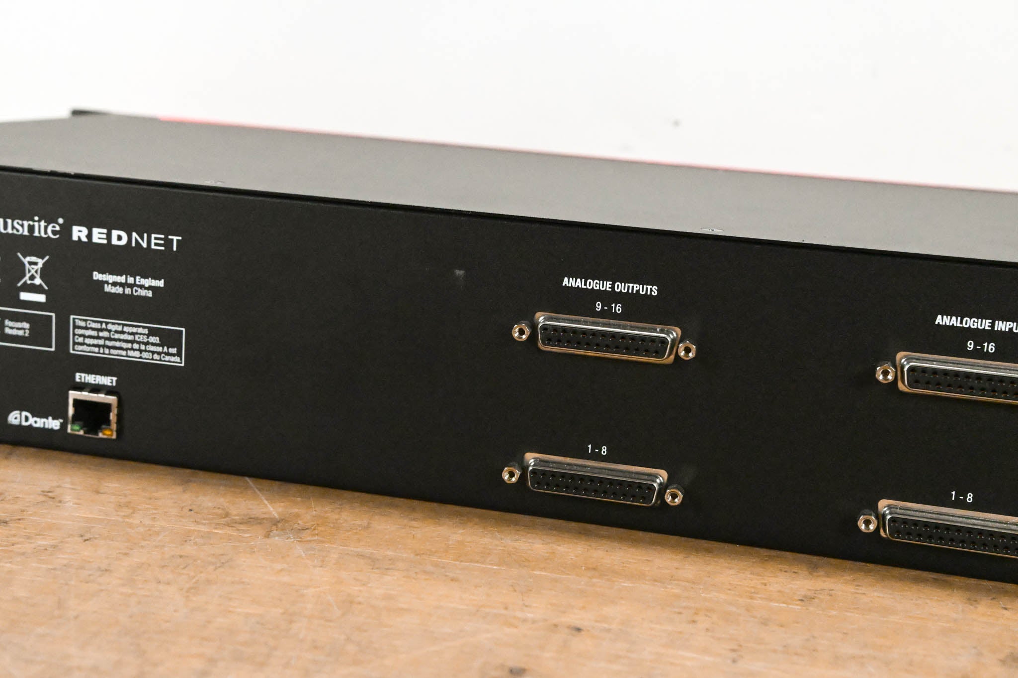 Focusrite RedNet 2 Dante Equipped 16-Channel Audio Interface