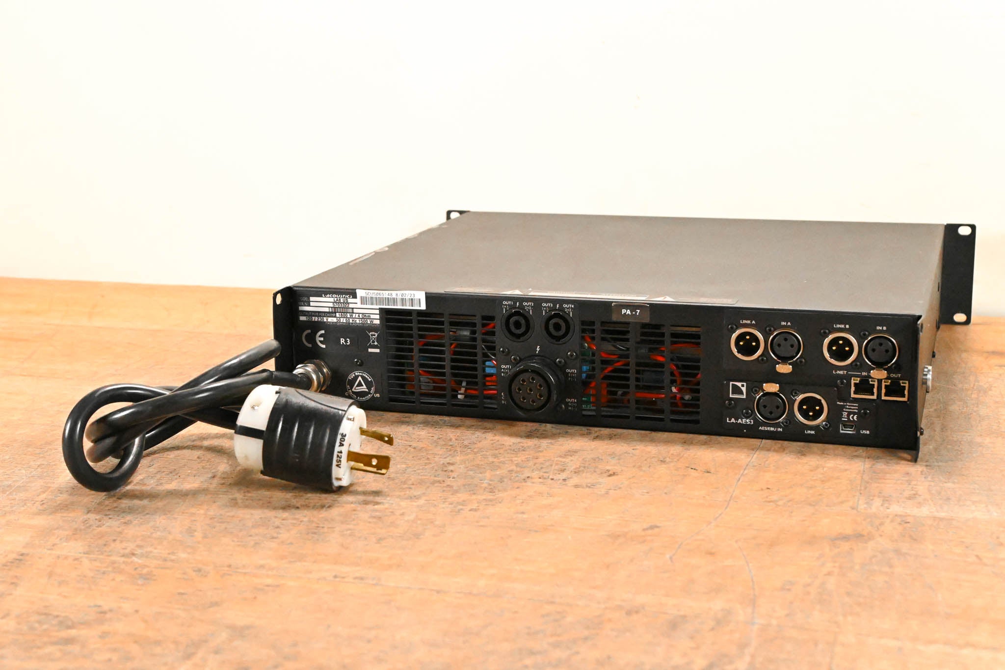 L-Acoustics LA8 US Four-Channel Amplified Controller