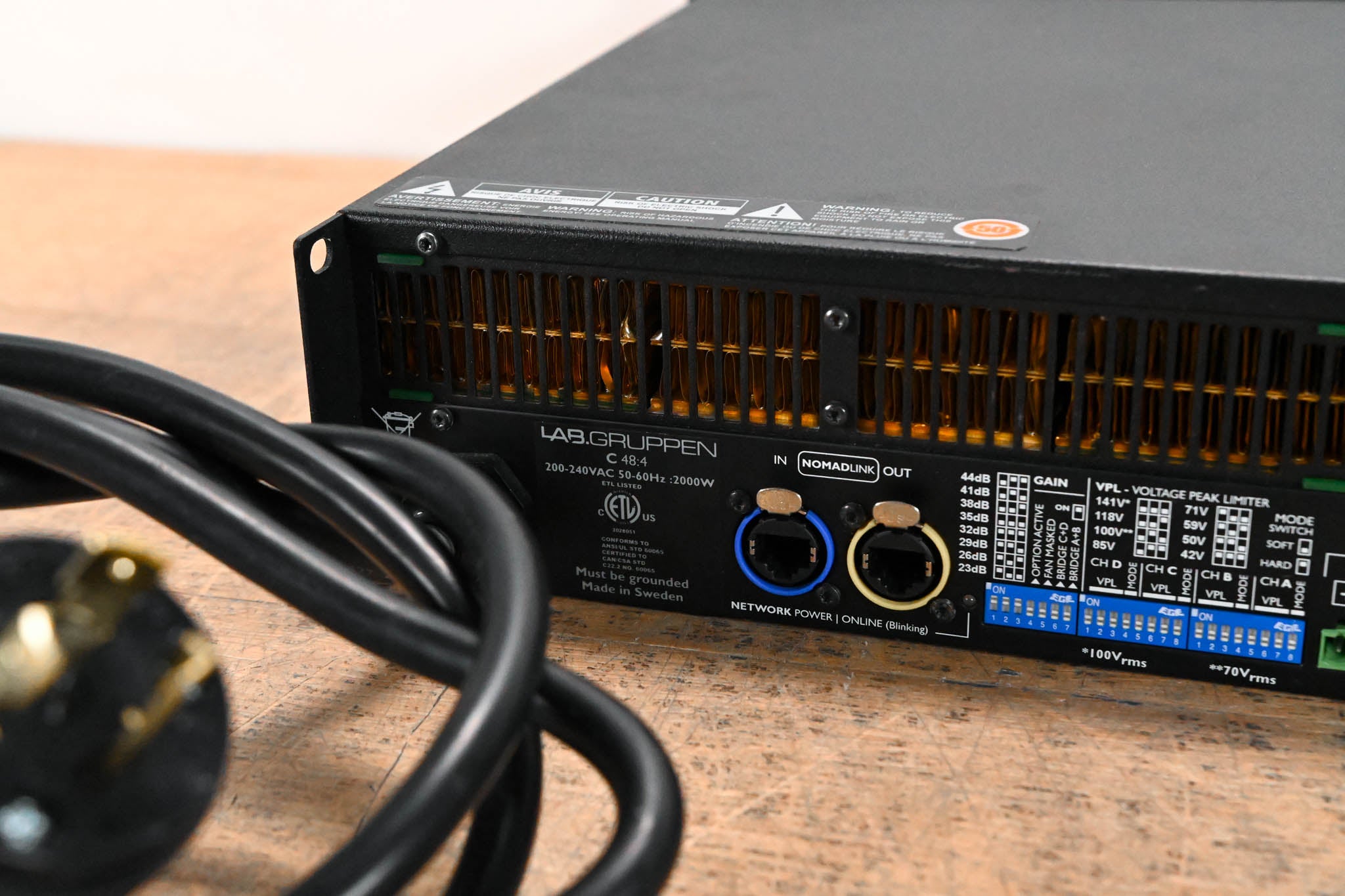 Lab Gruppen C 48:4 4800W 4-Channel Power Amplifier