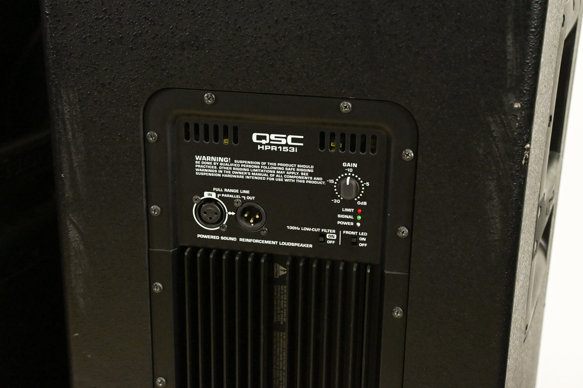 QSC HPR153i 15" 3-Way Powered Loudspeaker (PAIR)