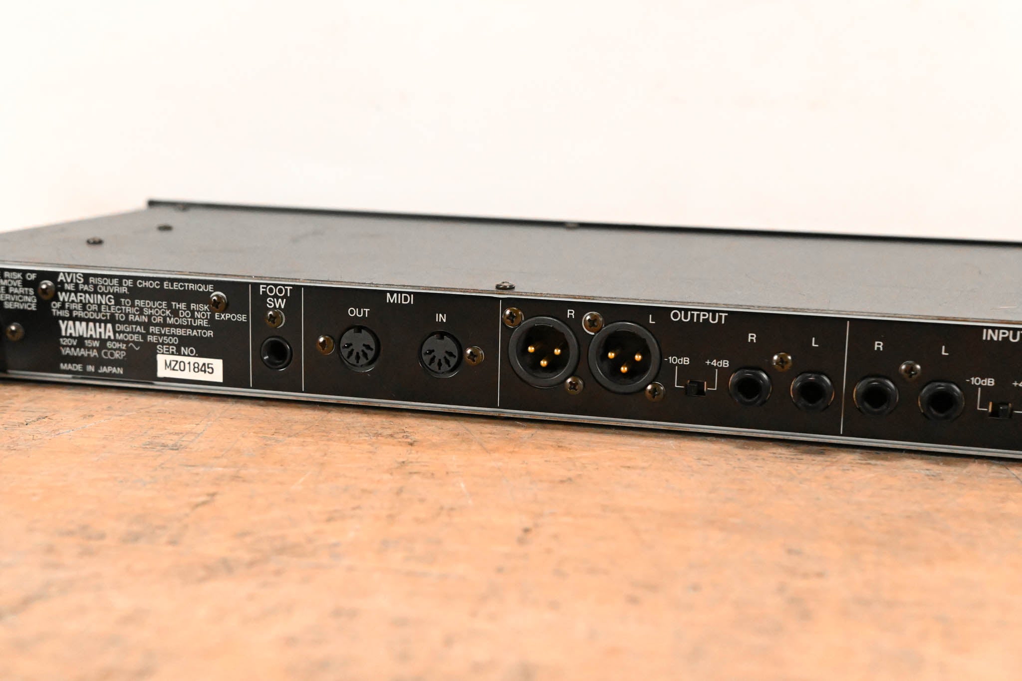 Yamaha REV500 Digital Reverberator