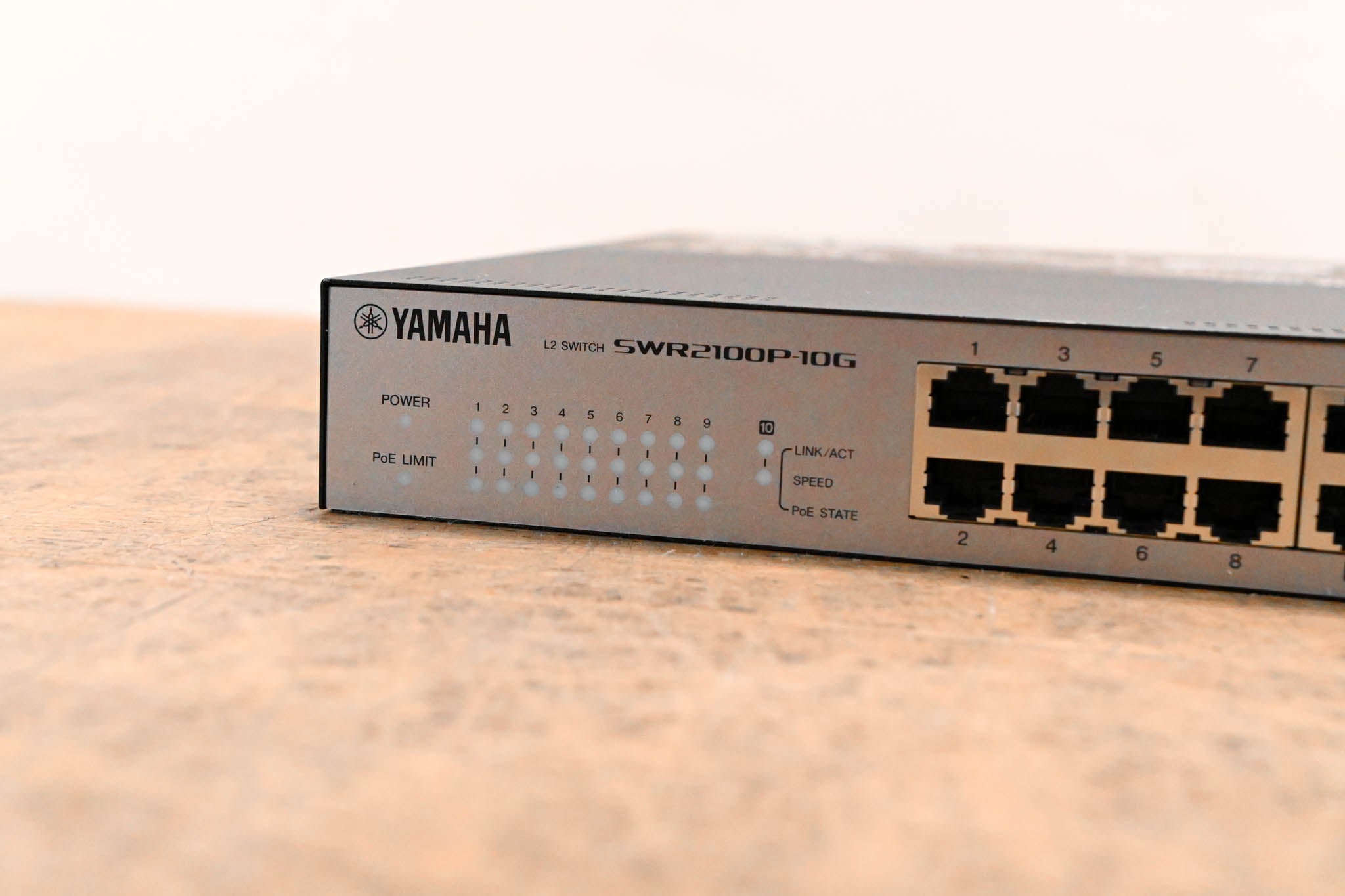 Yamaha SWR2100P-10G 10-port L2 Network Switch with PoE