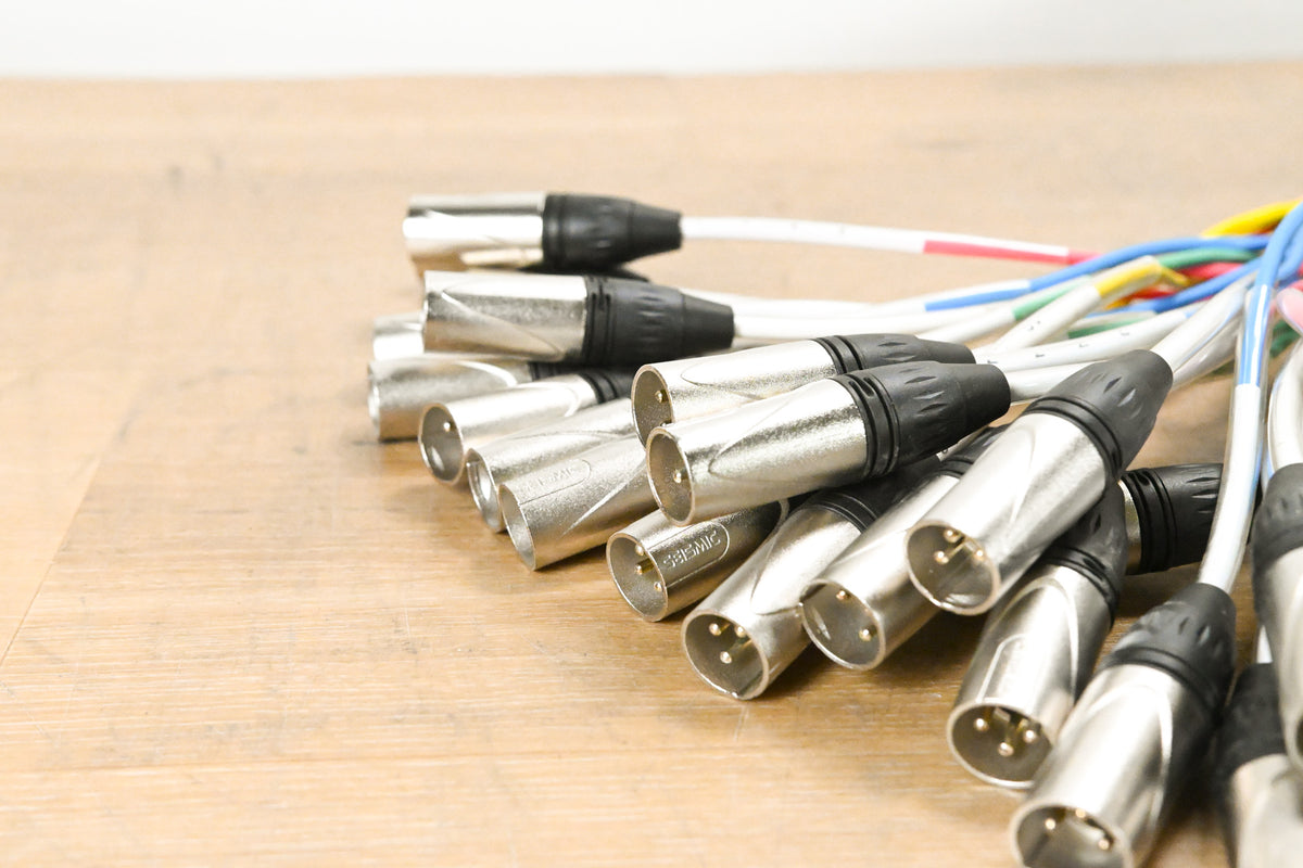 Seismic Audio SARMSS-16X1515 - 16-CH XLR TRS Combo Splitter Snake Cable