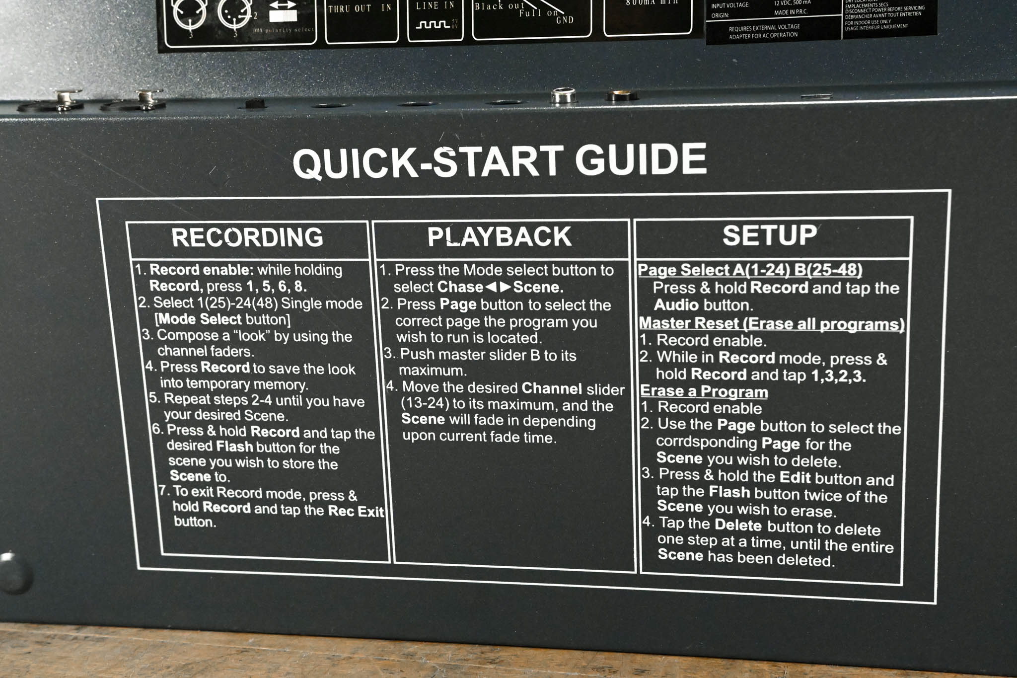 Chauvet Stage Designer 50 48-Channel Dimming Console (NO POWER SUPPLY)