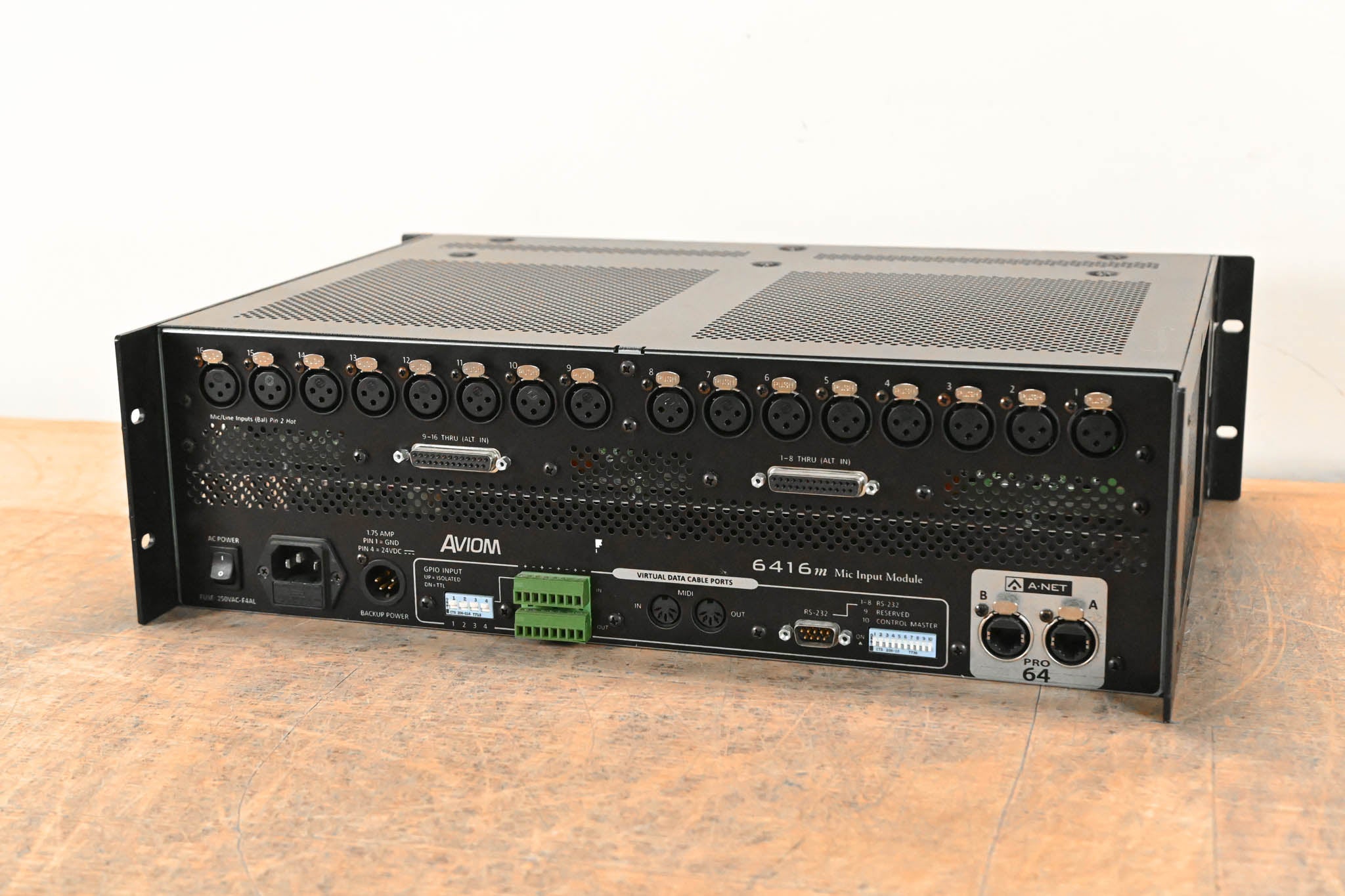Aviom 6416m 16-Channel Mic Input Module