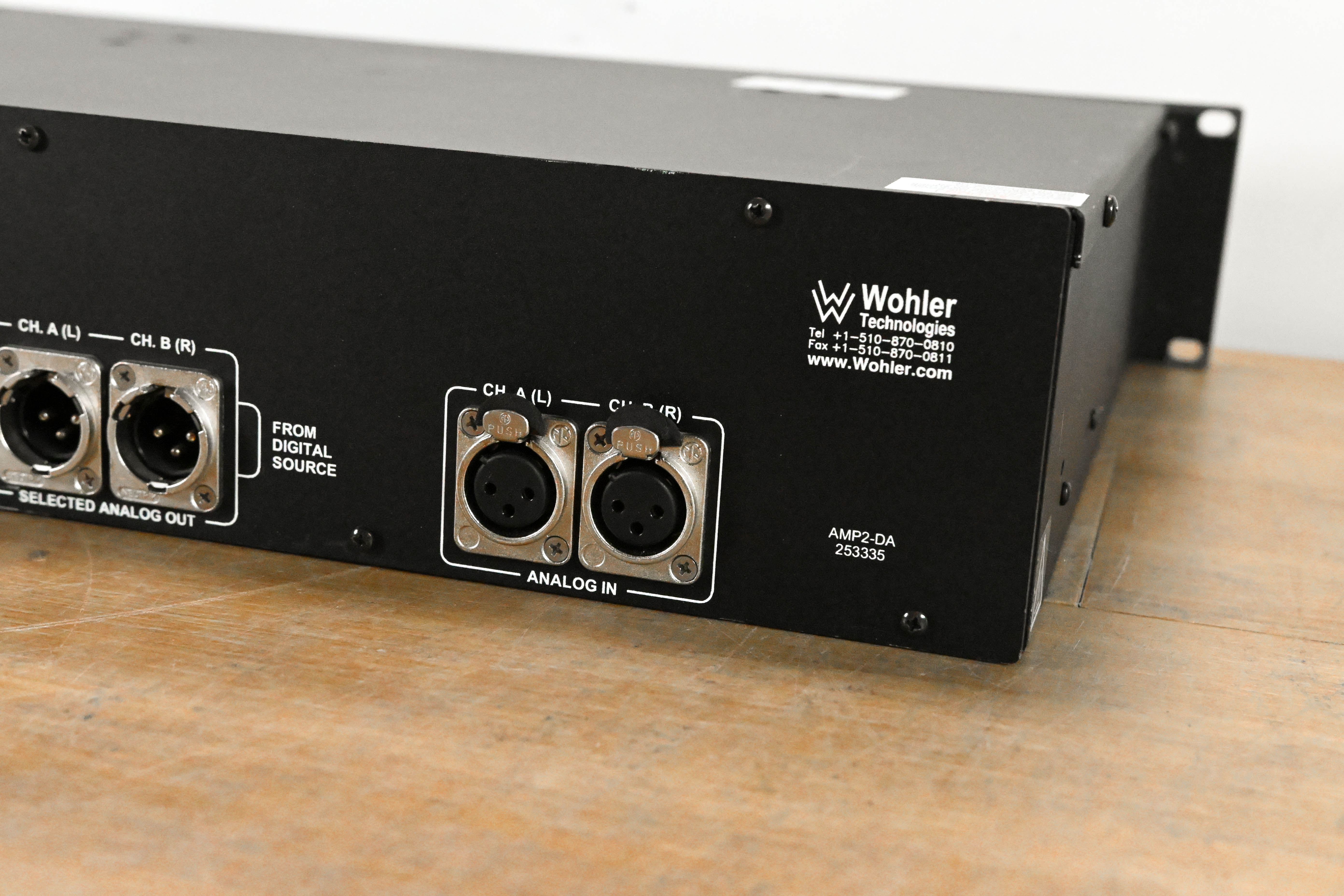 Wohler Technologies AMP2-DA Digital Audio Monitor Panel
