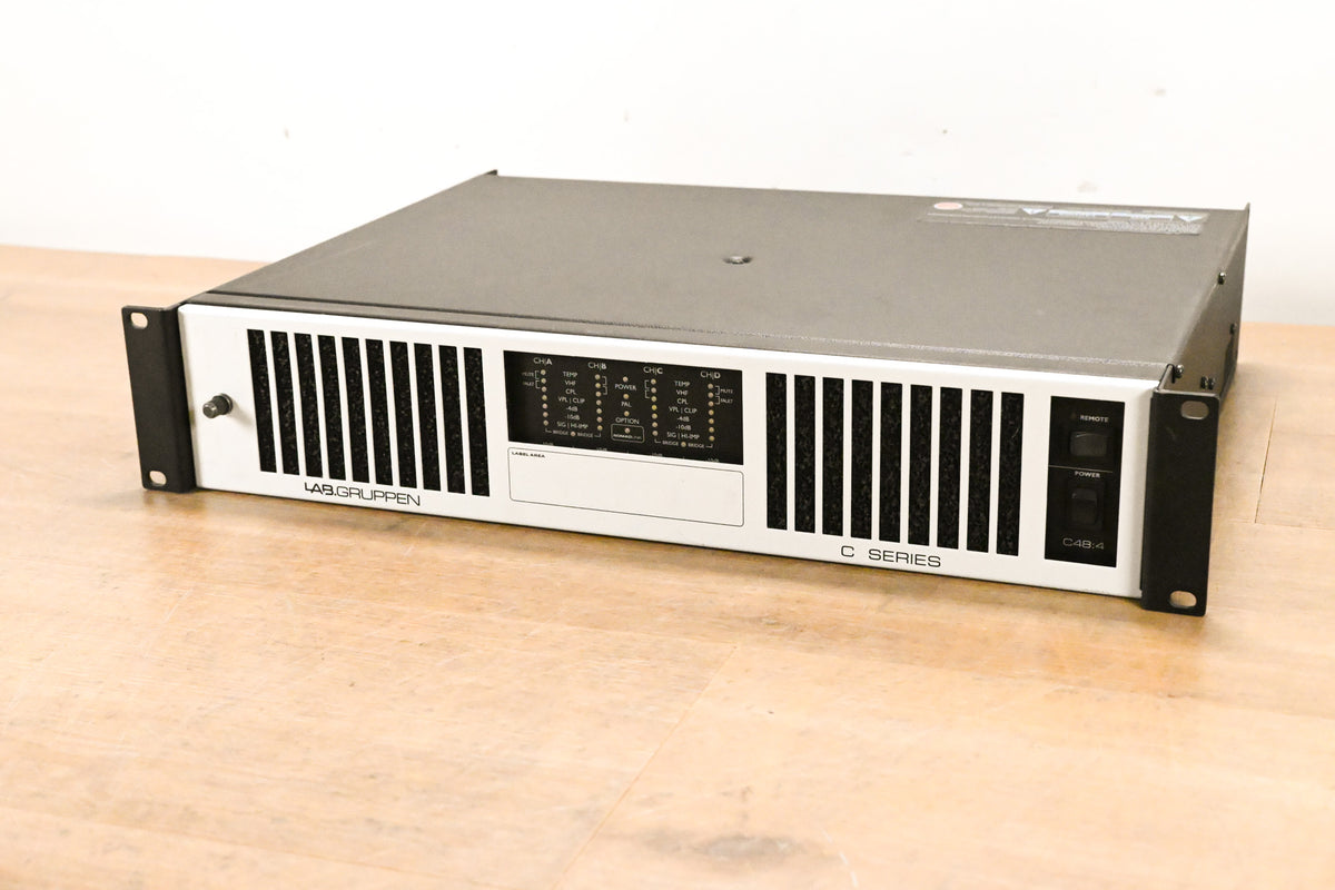 Lab Gruppen C 48:4 4800W 4-Channel Power Amplifier