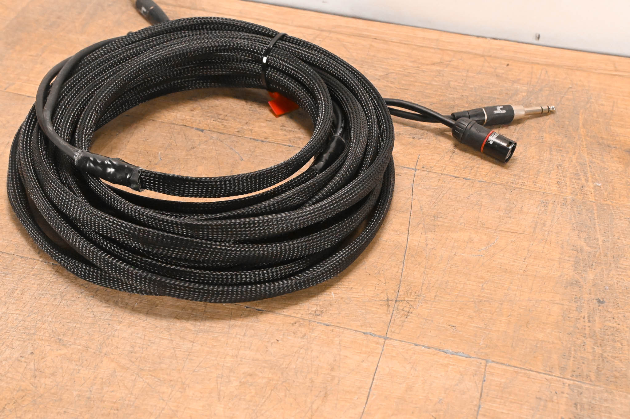 Unbranded 1/4" TRS and EtherCON RJ45 Loom - 25'