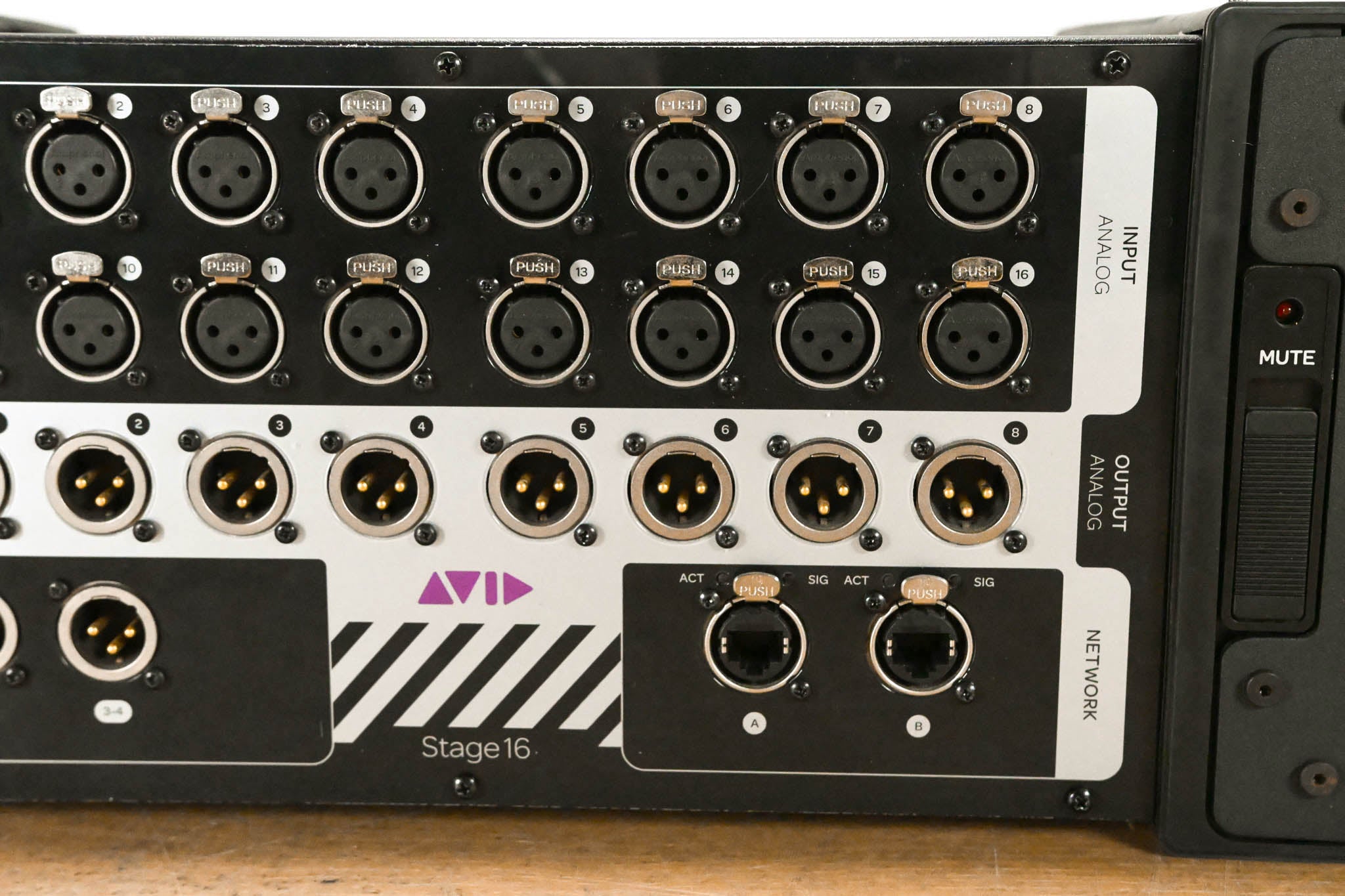 AVID Venue Stage 16 Remote I/O Stage Rack for S3L Digital Mixing System