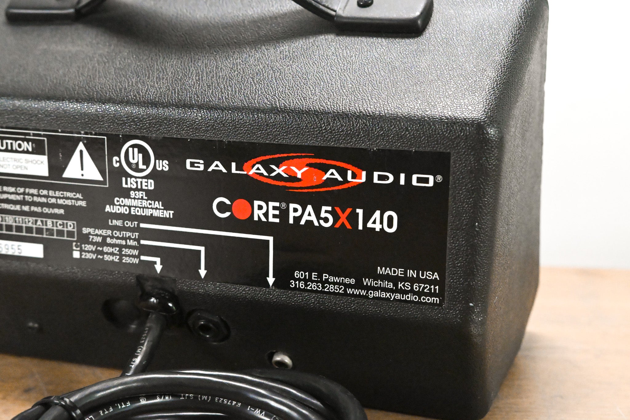 Galaxy Audio CORE PA5X140 Powered Hot Spot Monitor
