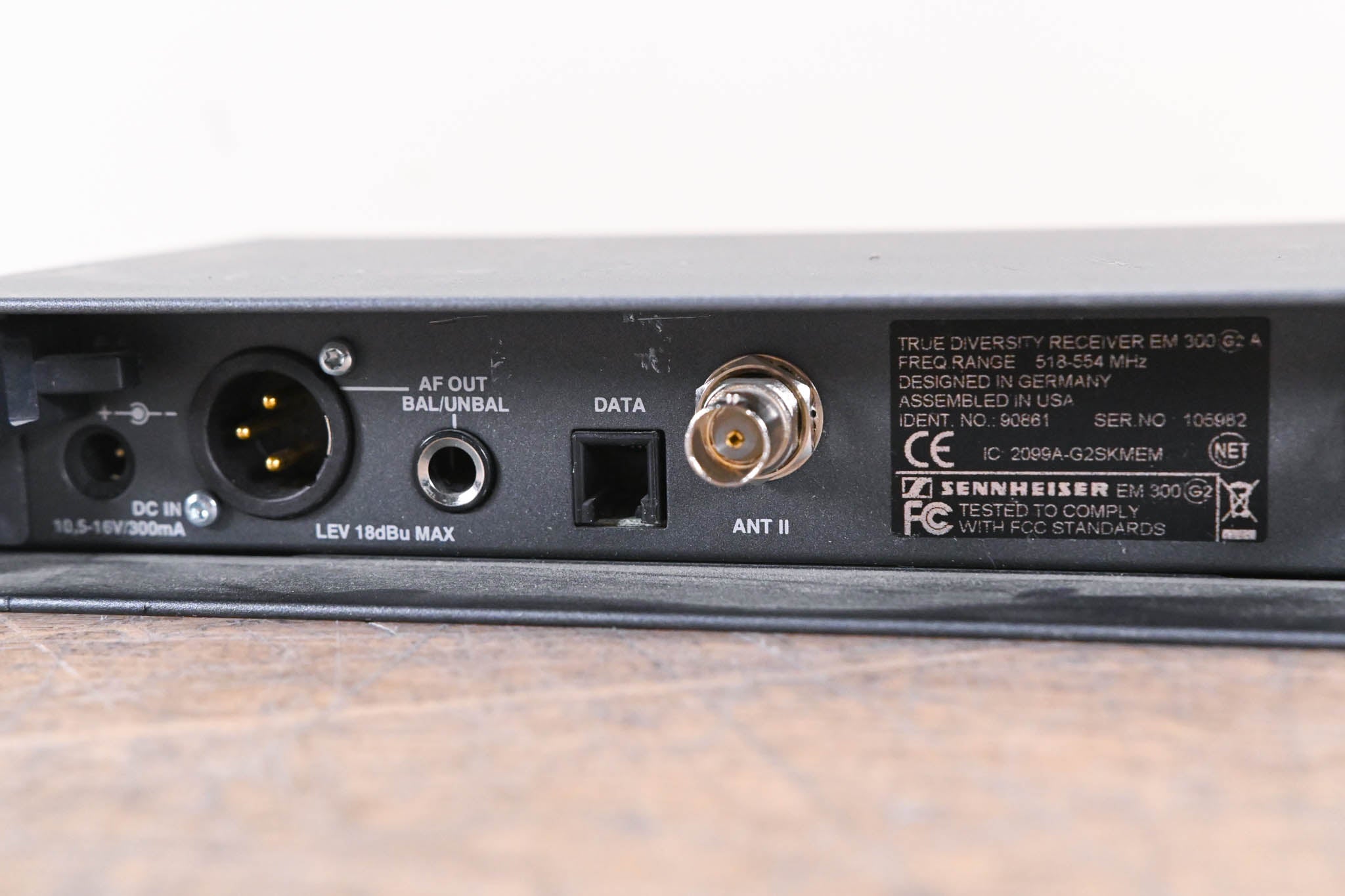 Sennheiser EM 300 G2 Wireless Receiver - 518-554 MHz (NO POWER SUPPLY)