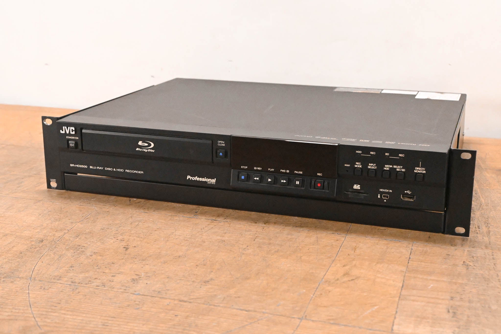 JVC SR-HD2500US Blu-Ray Disc & HDD Recorder with HD-SDI