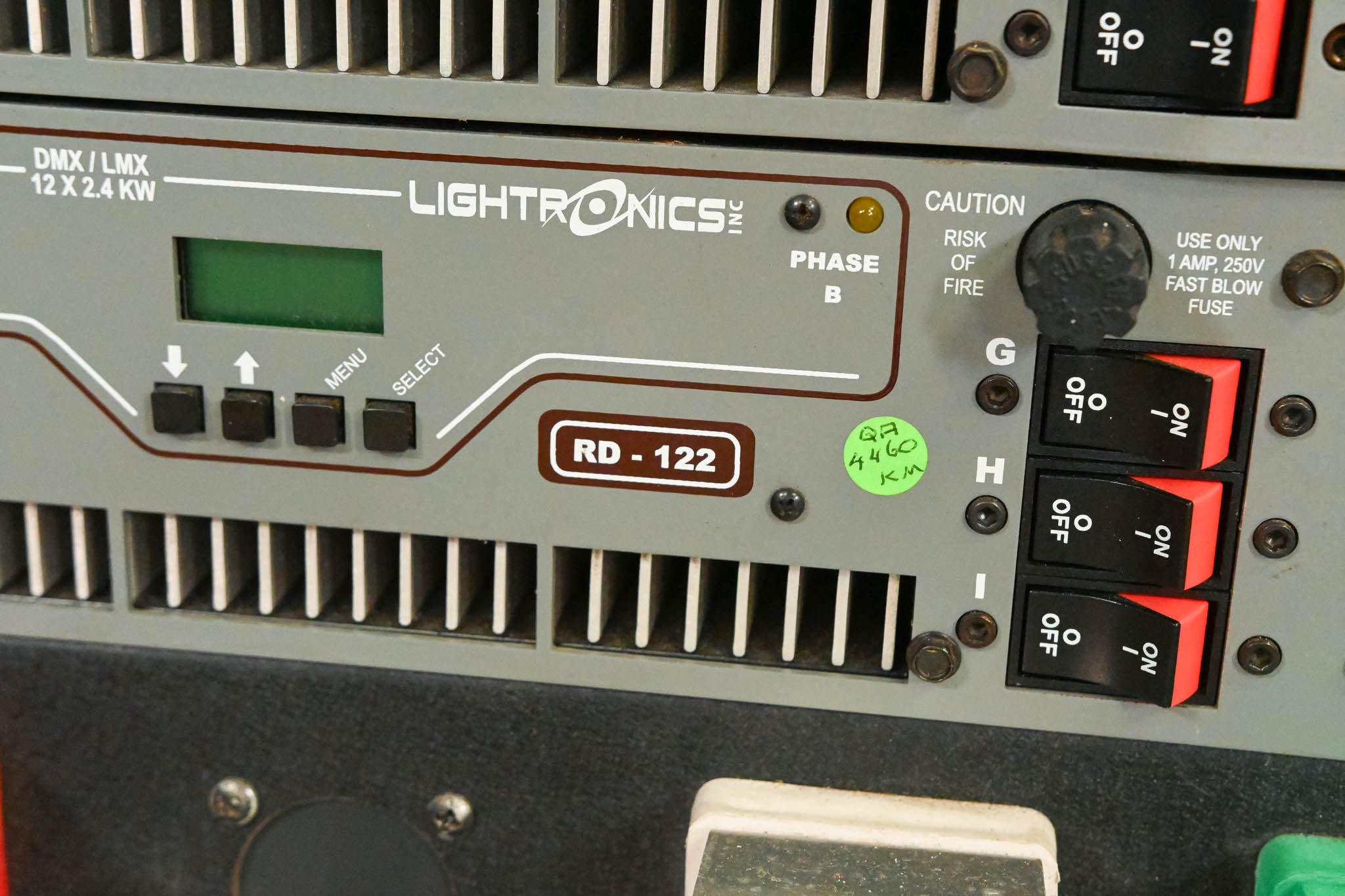 Lightronics 24-Channel Dimmer Rack with Road Case