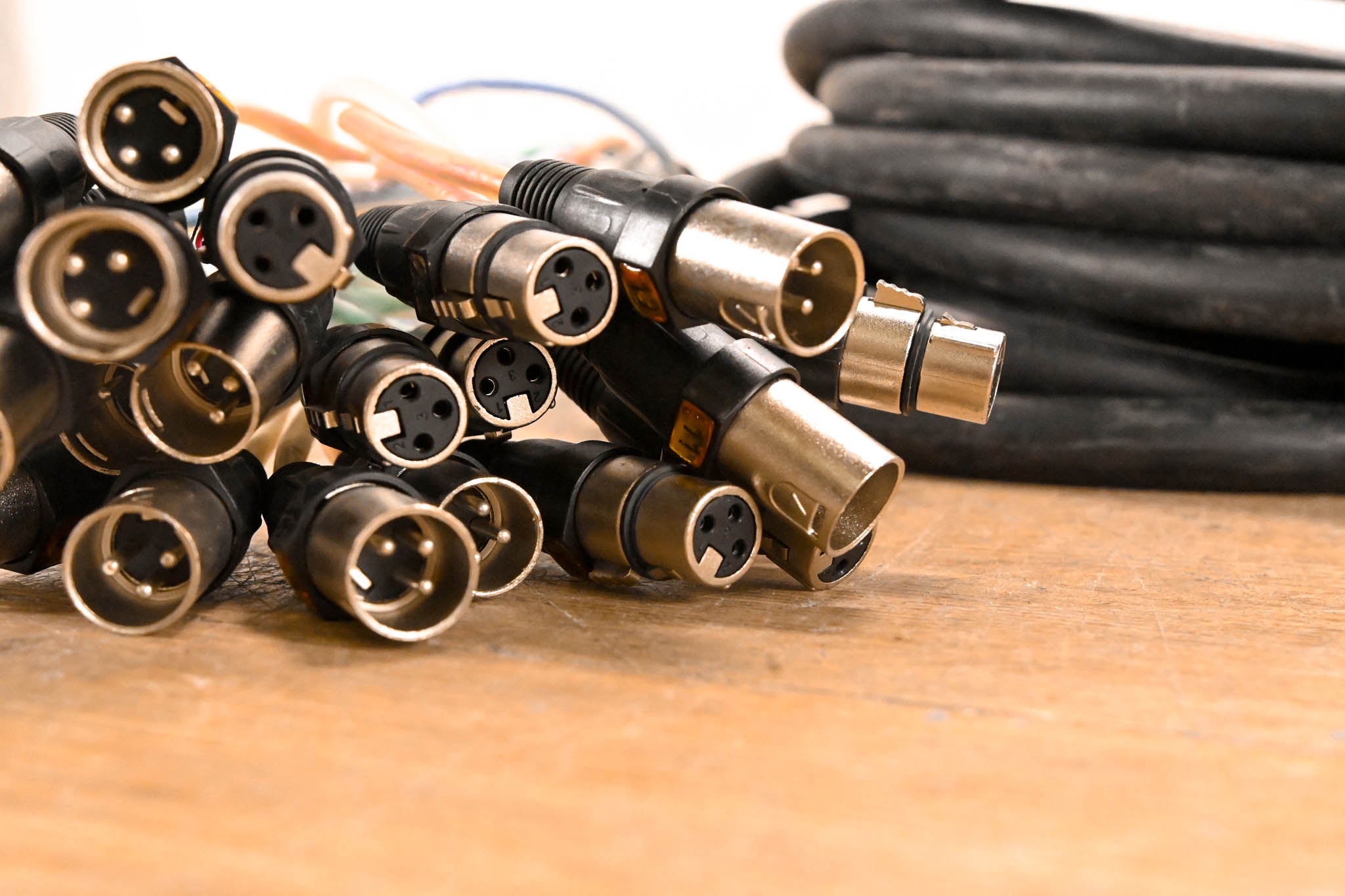 Seismic Audio 16x8 Multipin to XLR Stage Snake Cable - 50'