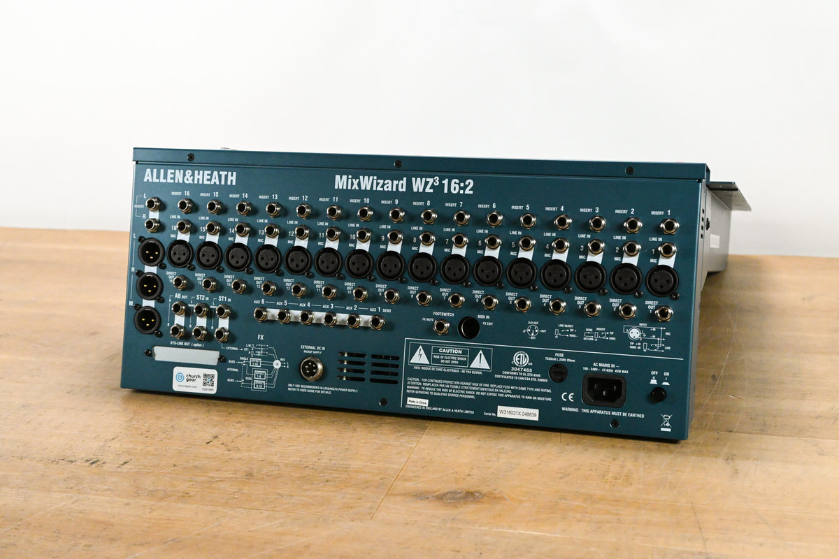 Allen & Heath MixWizard WZ3 16:2 16-Channel Analog Mixer