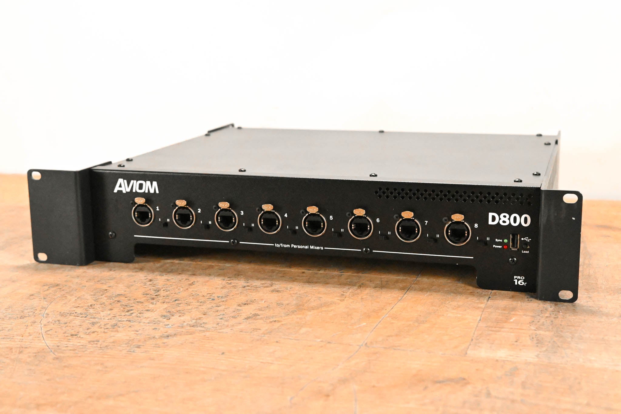 Aviom D800-Dante A-Net Distributor with Dante Connectivity