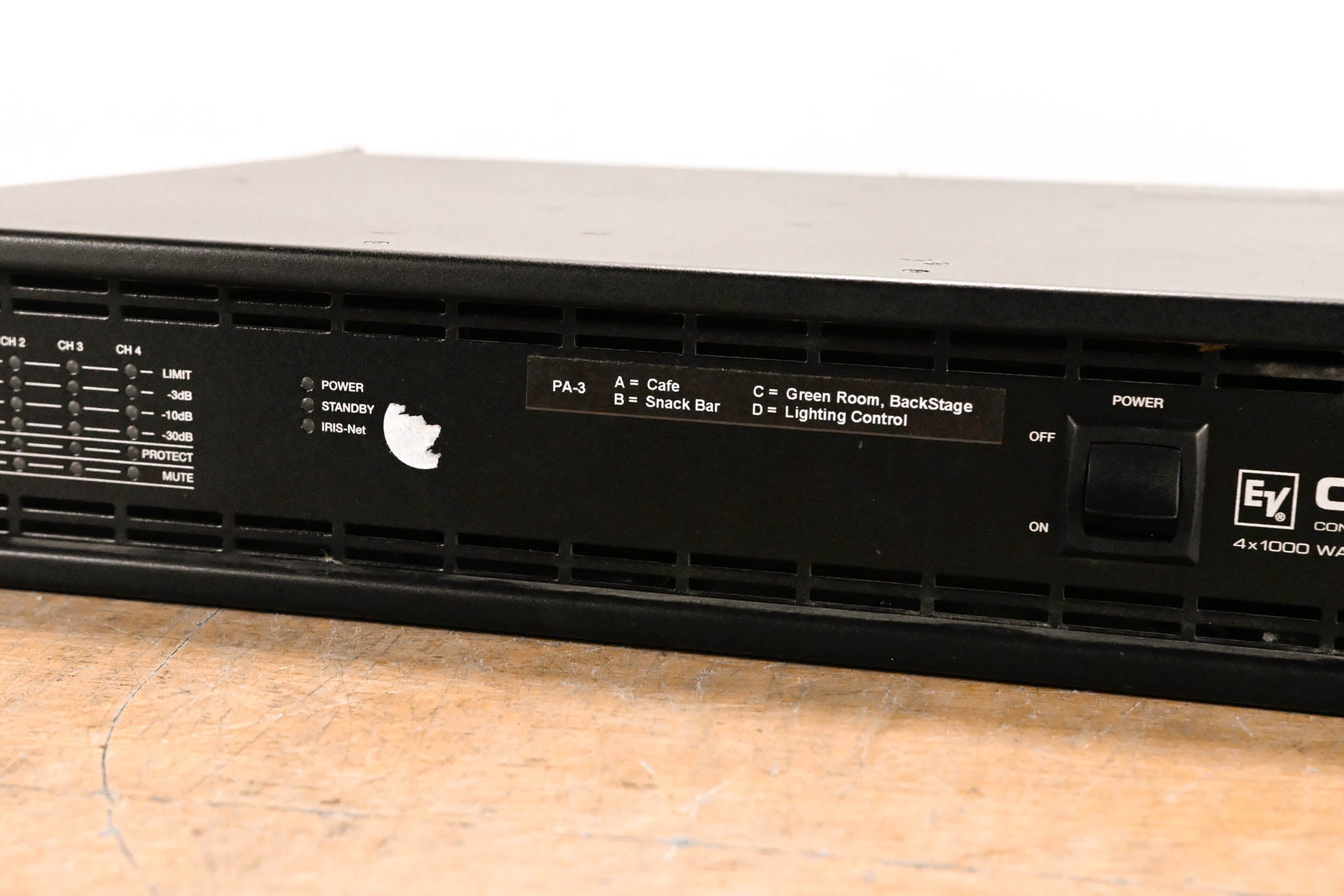 Electro-Voice (EV) CPS4.10 4-Channel 1000W Power Amplifier