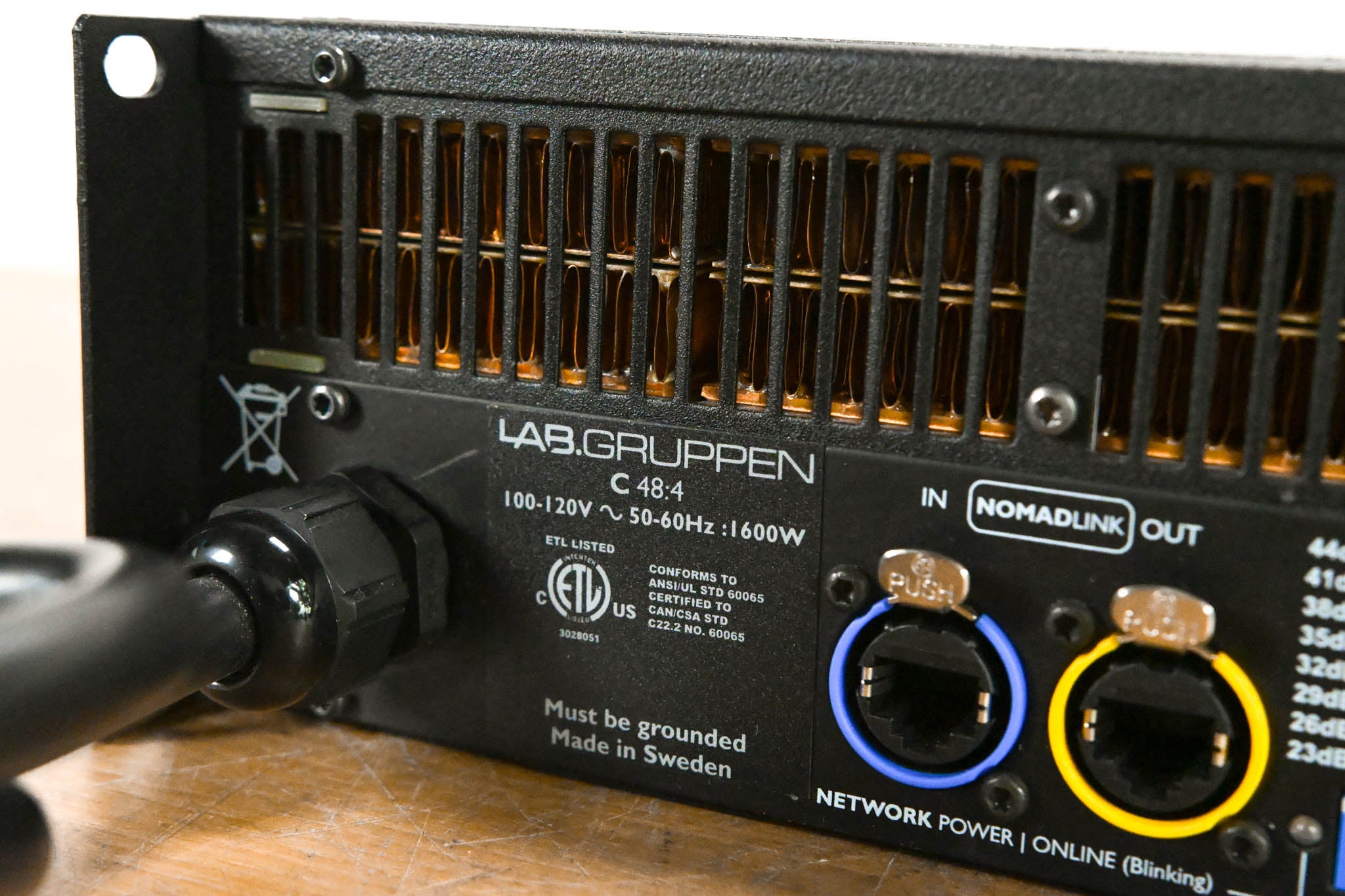 Lab Gruppen C 48:4 4800W 4-Channel Power Amplifier